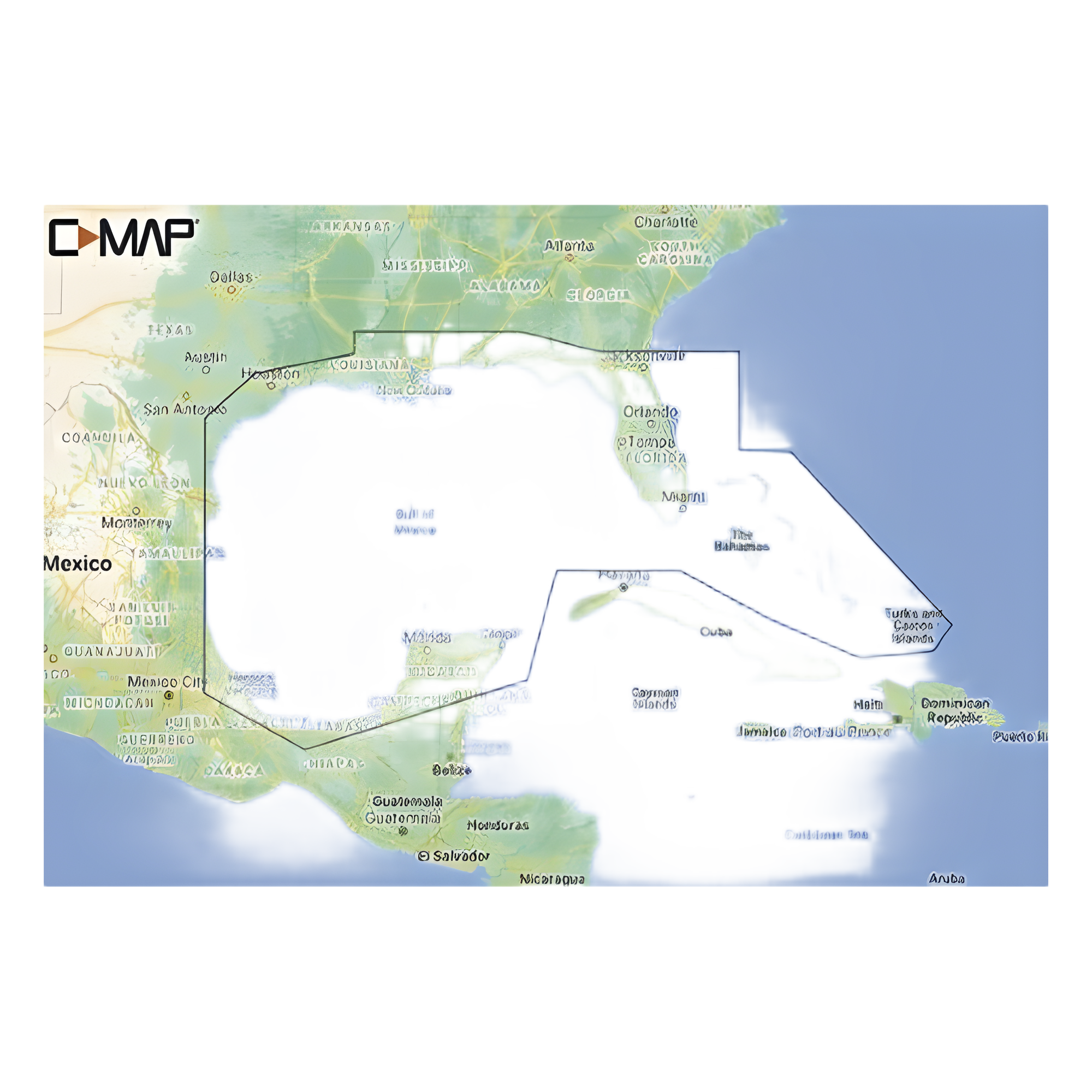 M-NA-Y204-MS C-MAP REVEAL del Golfo de México y Bahamas · SKU M-NA-Y204-MS