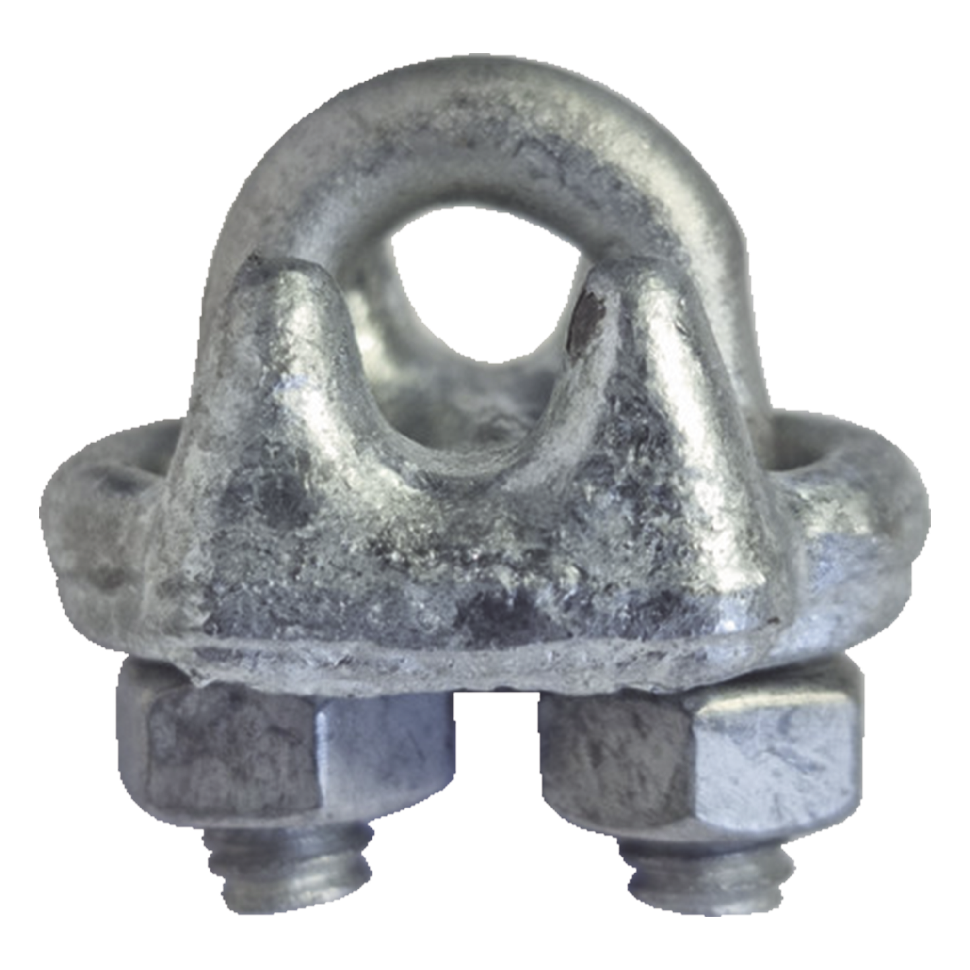 Nudo/ Perro/ Abrazadera Acero Forjado para Cable de 3/8", Galv. por Inmersión en Caliente. — SYSCOM TOWERS · SKU NUDO-38-FJG