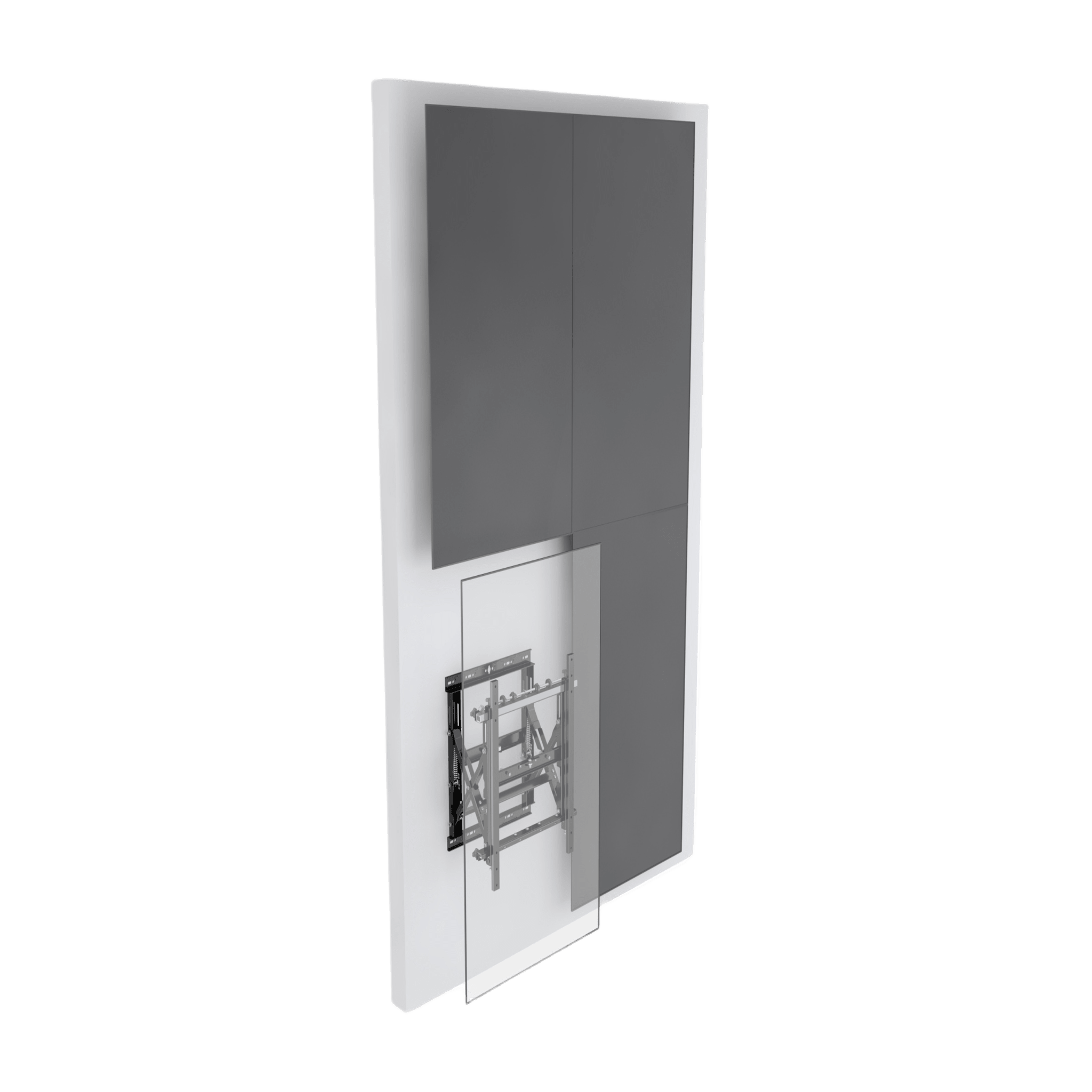 Soporte Modular de Pared para Videowall | Pop Out | Peso Máx. Sopotado 50 Kg | Soporta Formato Horizontal y Vertical.