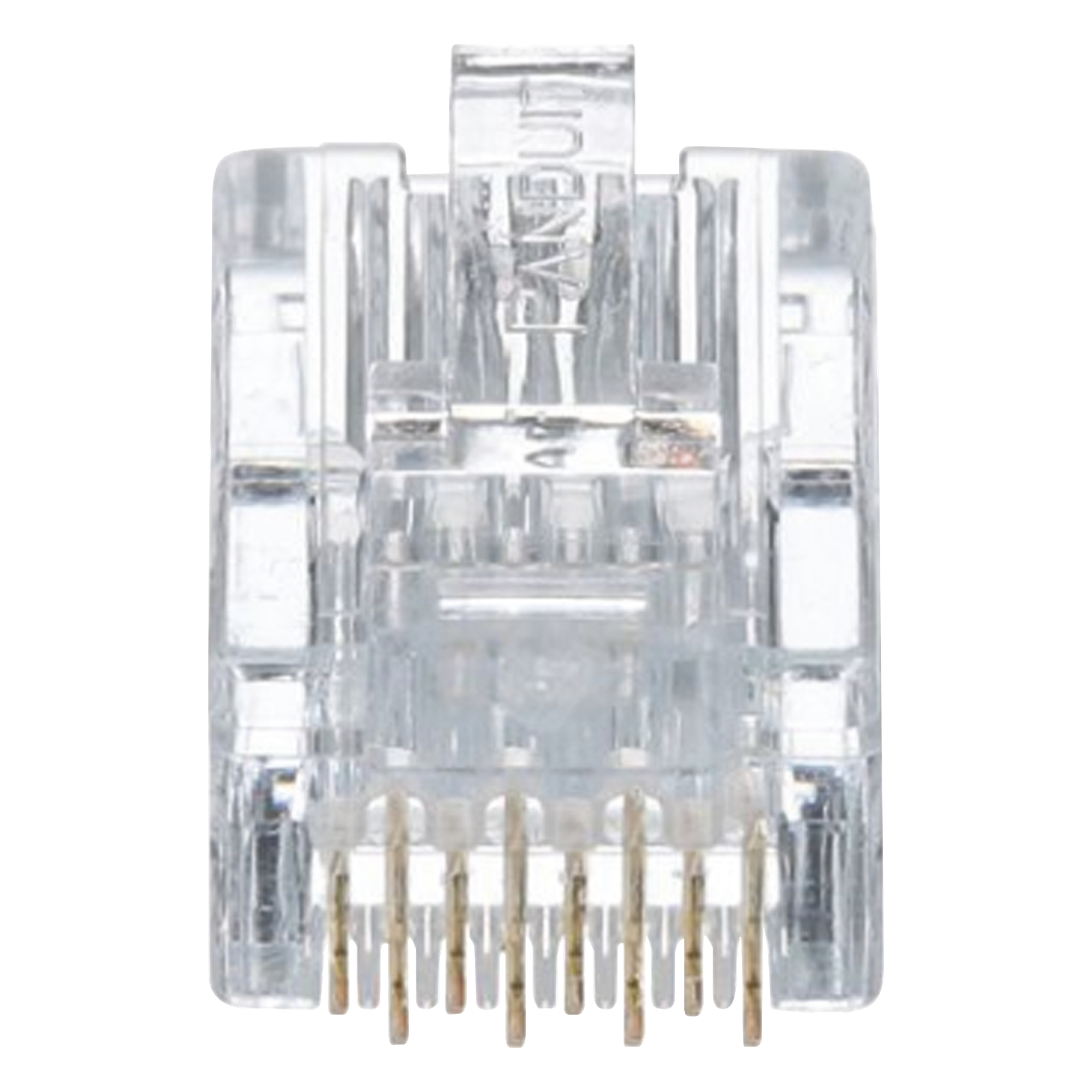 Plug RJ45 Cat5e, Para Cable UTP de Calibres 24-26 AWG, Chapado en Oro de 50 Micras, Paquete de 50 Piezas — PANDUIT · SKU MP588-L