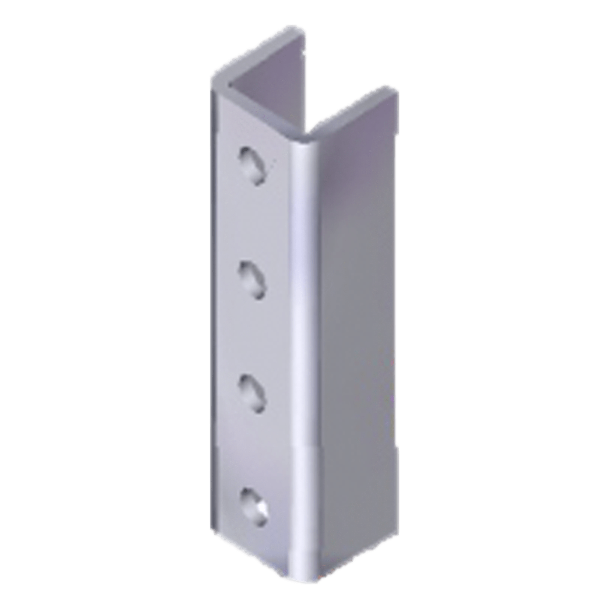 Herraje Cople Para Unicanal 4 X 4 cm de 4 Perforaciones. — ANCLO · SKU ANC-HH01