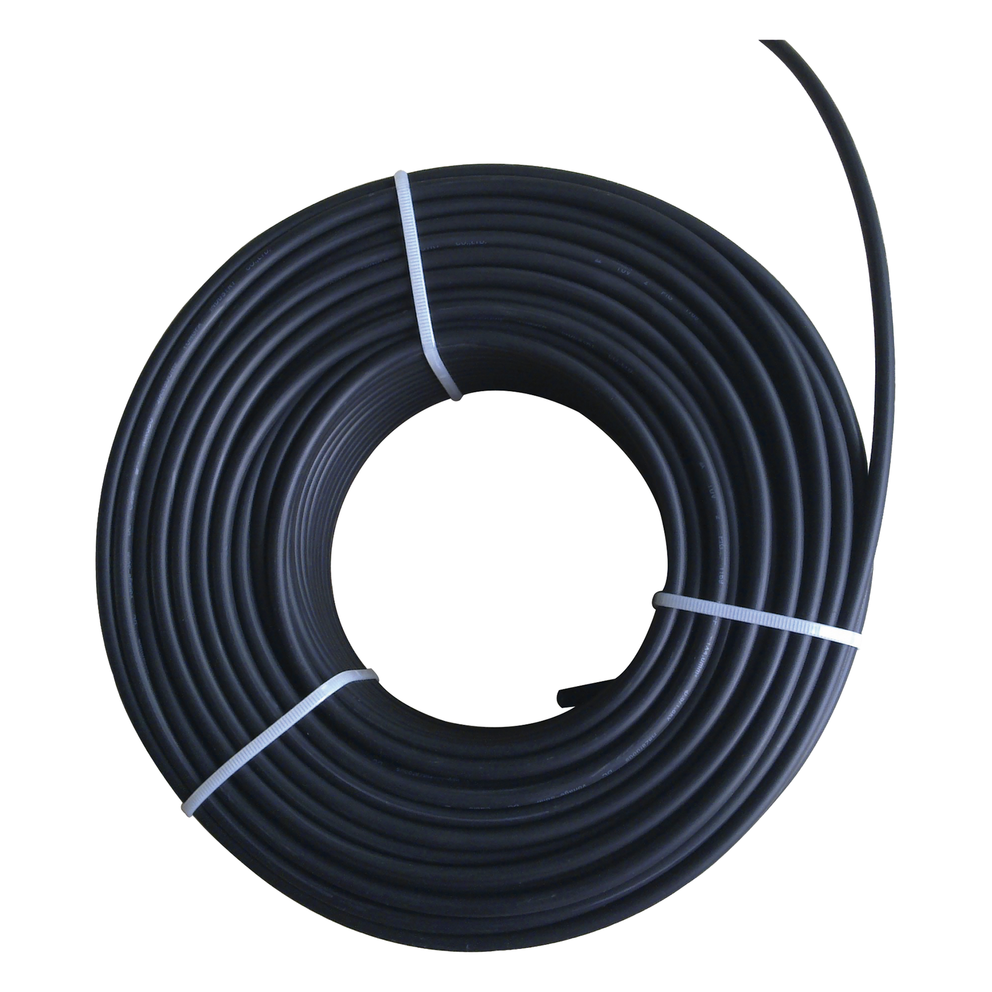 Cable Fotovoltaico Negro / 6mm² (10AWG) / Material COBRE / 2000V / Rollo de 50 m — EPCOM POWERLINE · SKU CBL-PV-10B/50