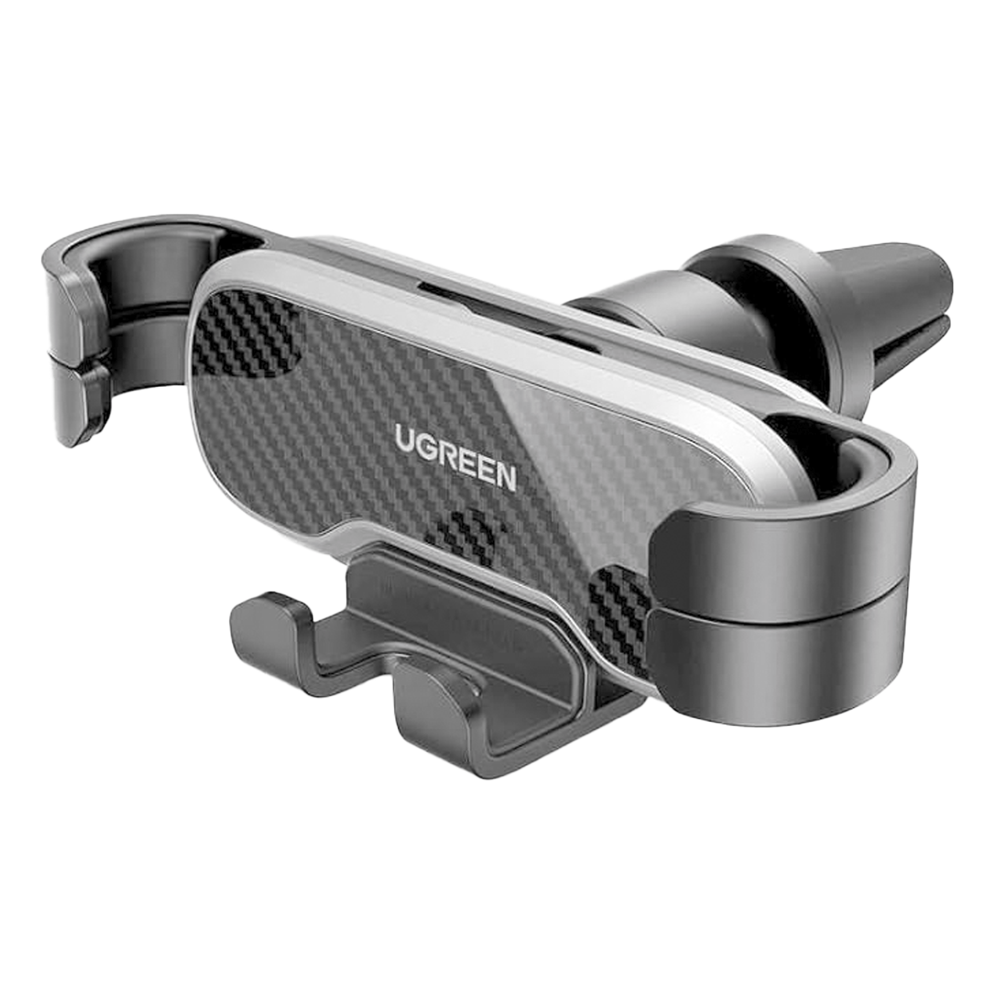 Soporte de Teléfono para Rendija de Ventilación | Tecnología Gravity Drive | Rotación de 360° | Suspensión por Goma | 5 Puntos de Sujeción | Compacto | Ajustable | Estable | Compatible con Rejilla de Ventilaci — UGREEN · SKU 80539