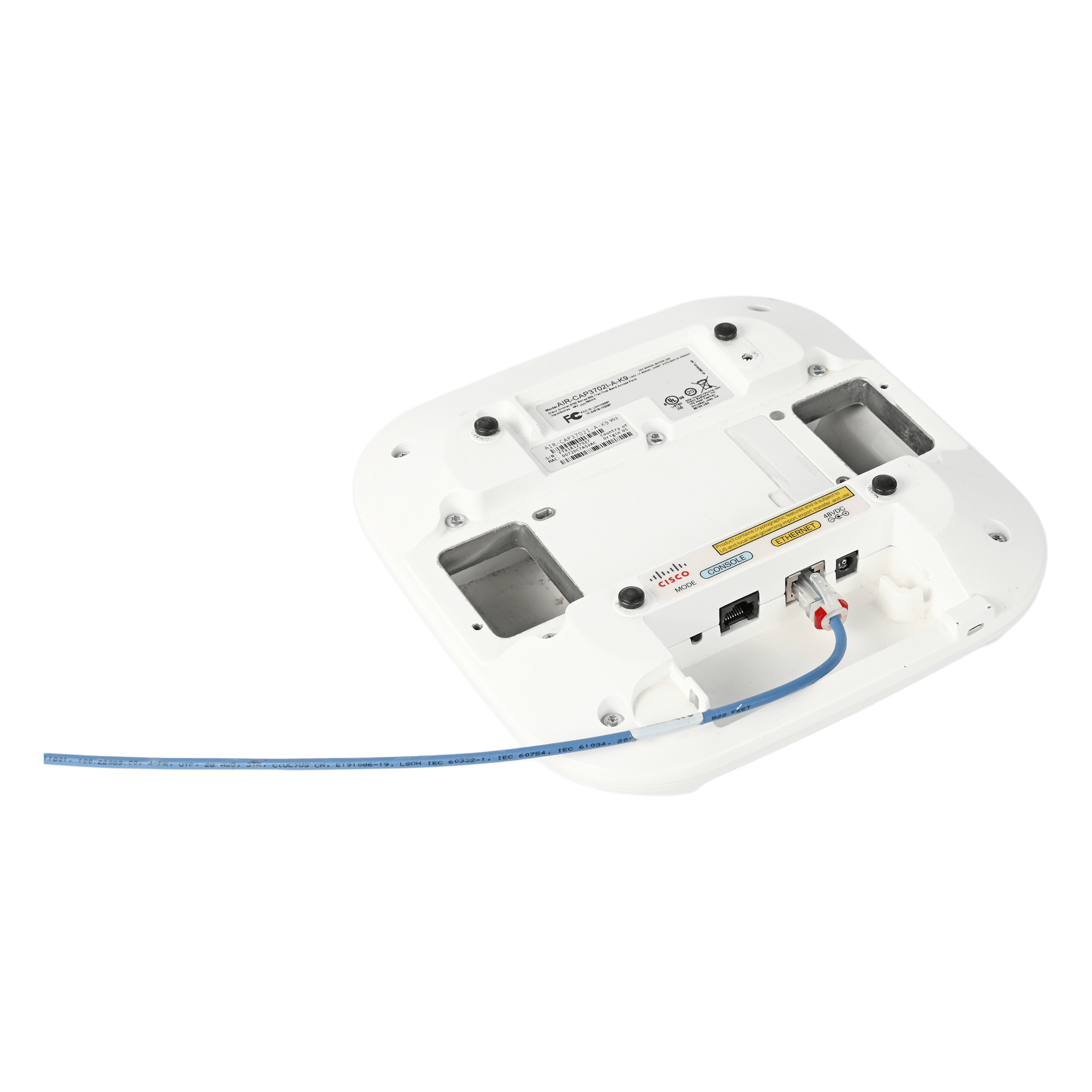 Conector In-Line / Cat6A / Blindado S/FTP / 28 AWG / 0.5 m (1.64 ft) / PoE hasta 100W / Re-terminable / CM/LSOH-1