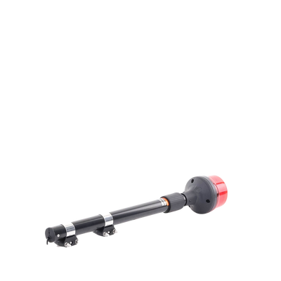 Luz Telescopica para Motocicletas de 8 LED, Rojo, Lente Rojo, SAE