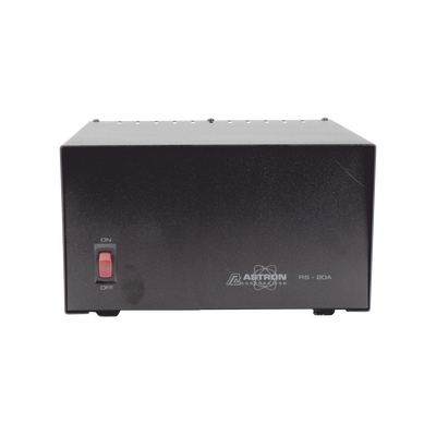 Fuente de Poder Lineal / 13.8 Vcc 20 A / Regulación Electrónica / Protección Sobrecarga / Disipador Térmico / Radios 50W