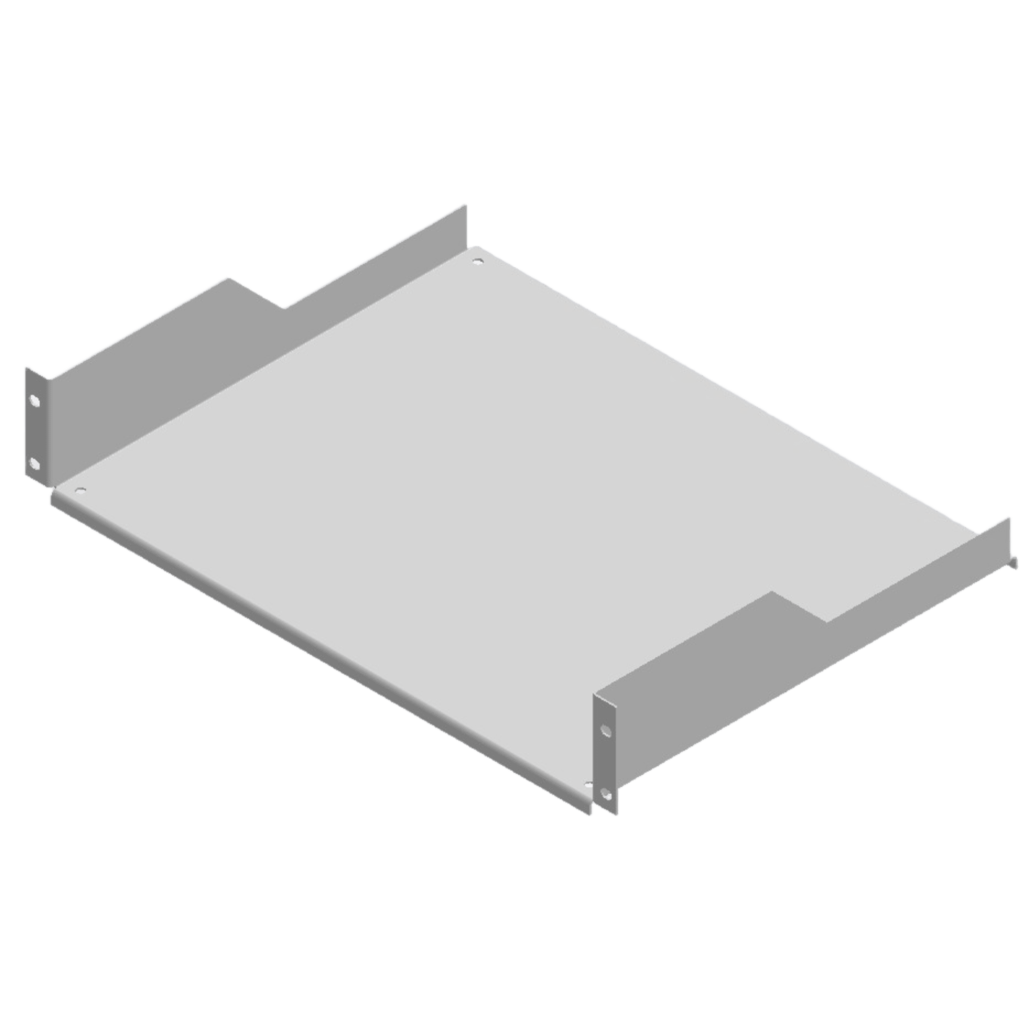 Charola para Rack / 19 Pulgadas / 34 cm (13.4 in) de Profundidad / 2UR / Acero Rolado en Frío / Soporte 15 Kg / Acabado Gris Mate — LINKEDPRO · SKU SCH-342-UW