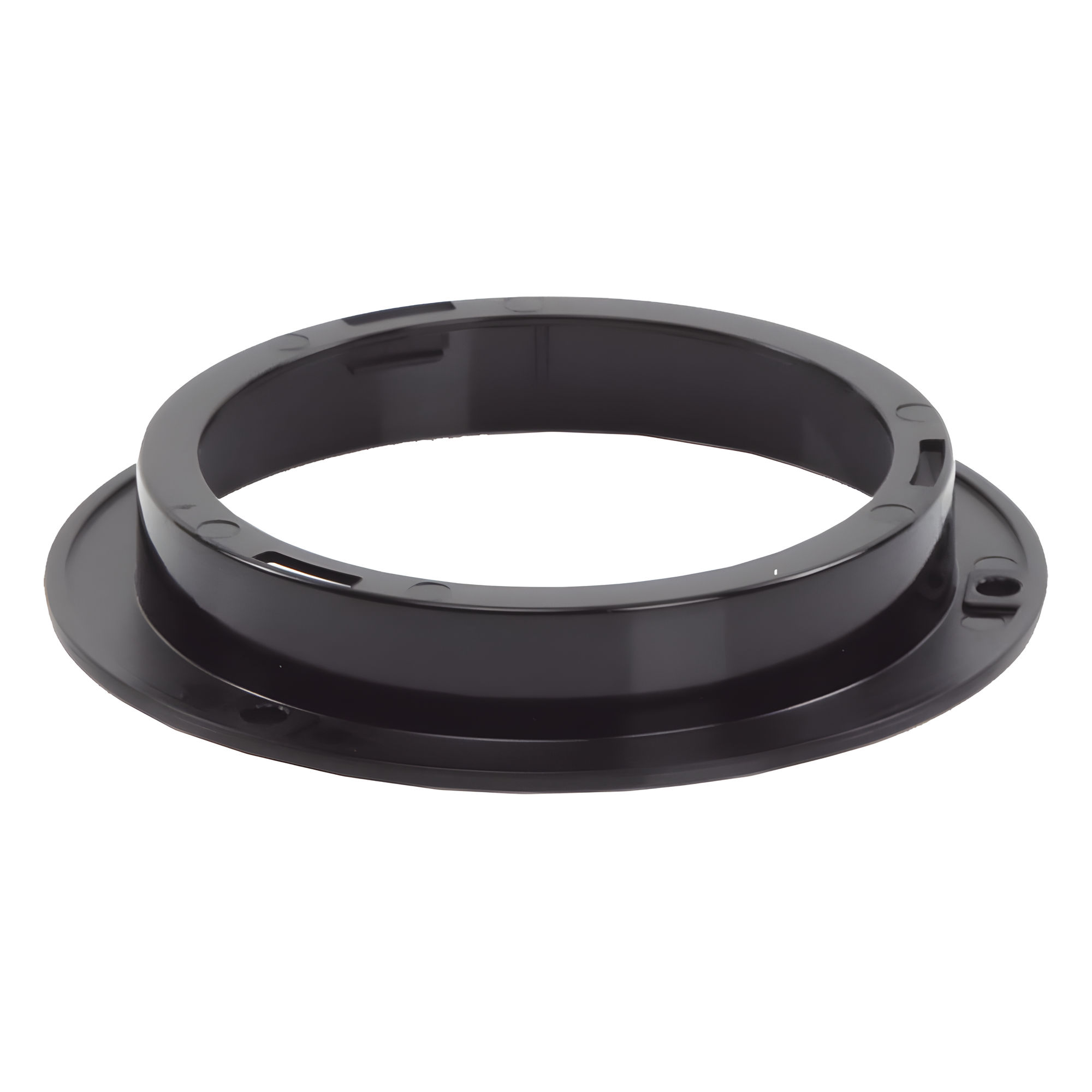 Brida de policarbonato, Color Negro, Accesorio para plafón Serie ED3040 — ECCO · SKU EZ3040FLG
