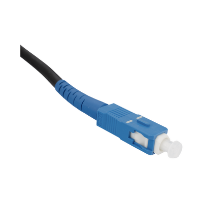Rollo de Fibra Óptica Drop Redonda G657A2 Monomodo Simplex de 50 Metros (164 Pies) con Conectores SC/UPC-SC/UPC para Instalaciones Aéreas, Subterráneas o a la Intemperie