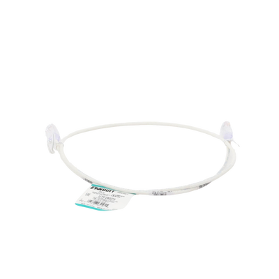 Cable de Parcheo TX6, UTP Cat6, Diámetro Reducido (28AWG), Color Blanco Mate, 0.91 Metros (3 Pies)
