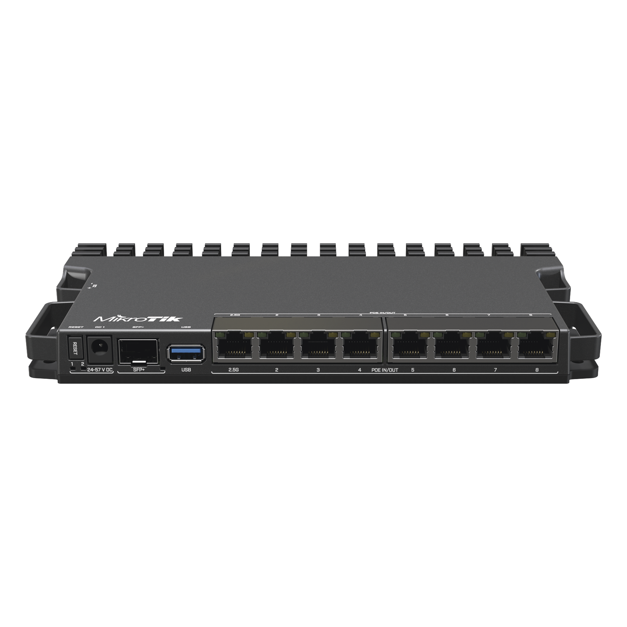 RB5009UPr+S+IN 8 puertos PoE in/out, 1 SFP+, Solo RouterOS v7