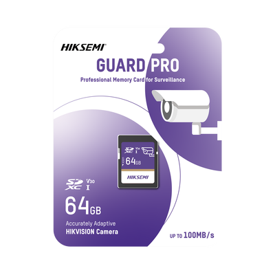 Memoria SD Clase 10 de 64 GB / Especializada Para Videovigilancia