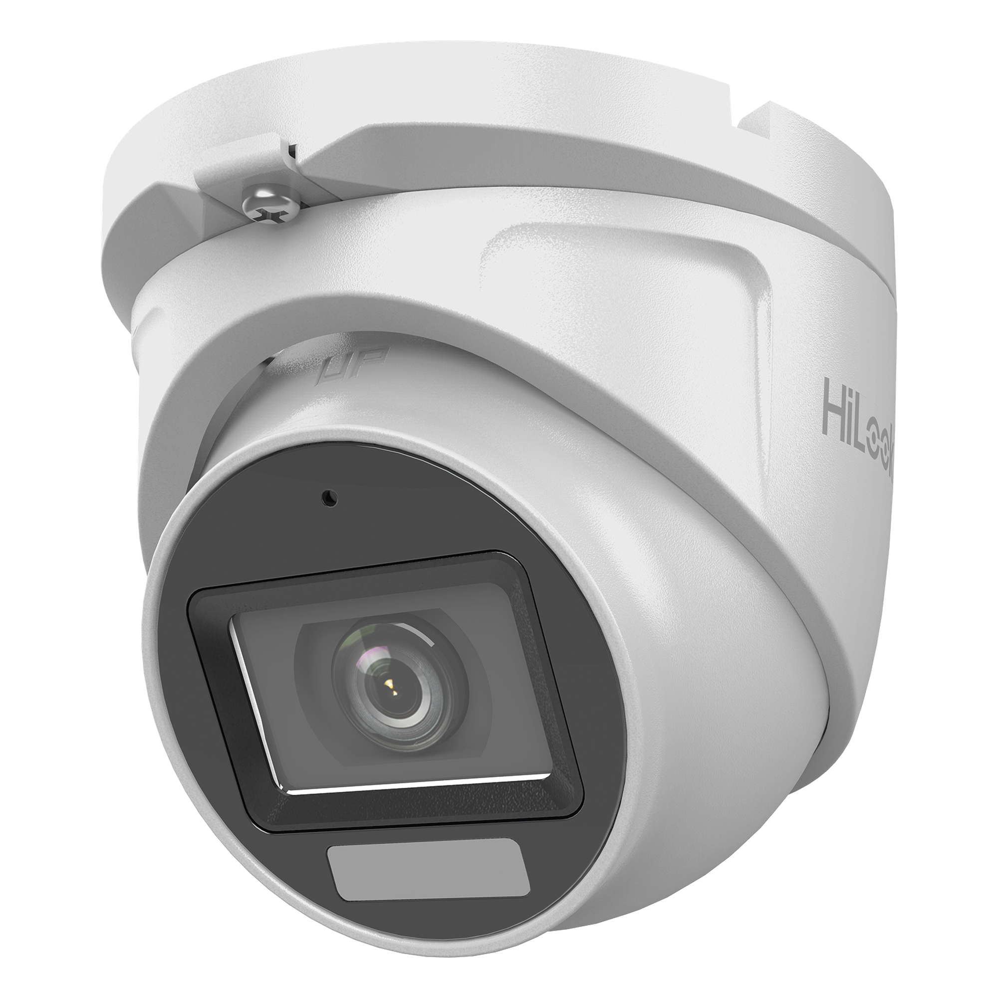 [Dual Light + ColorVu] Turret TURBOHD 2 megapixel / 30 mts IR + 20 mts luz blanca/ Lente 2.8 (100° de Visión) / Exterior IP66 / Audio por Coaxitron / TVI-AHD-CVI-CVBS / Metal / Smart-Hybrid Light — HiLook by HIKVISION · SKU THC-T127-LMS