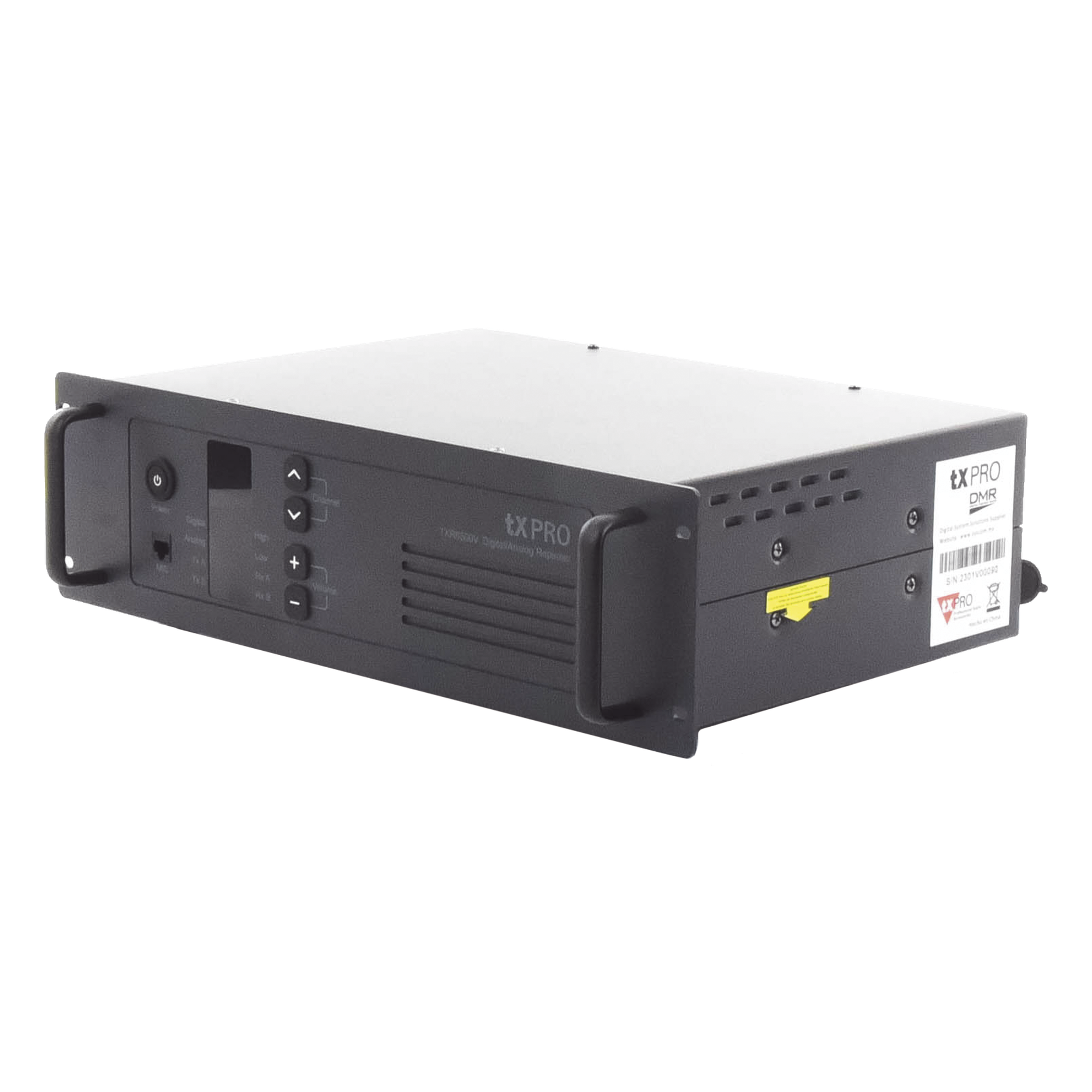Repetidor VHF / 136-174 MHz / 50W / Protocolo DMR / Detección Dual Analógico-Digital