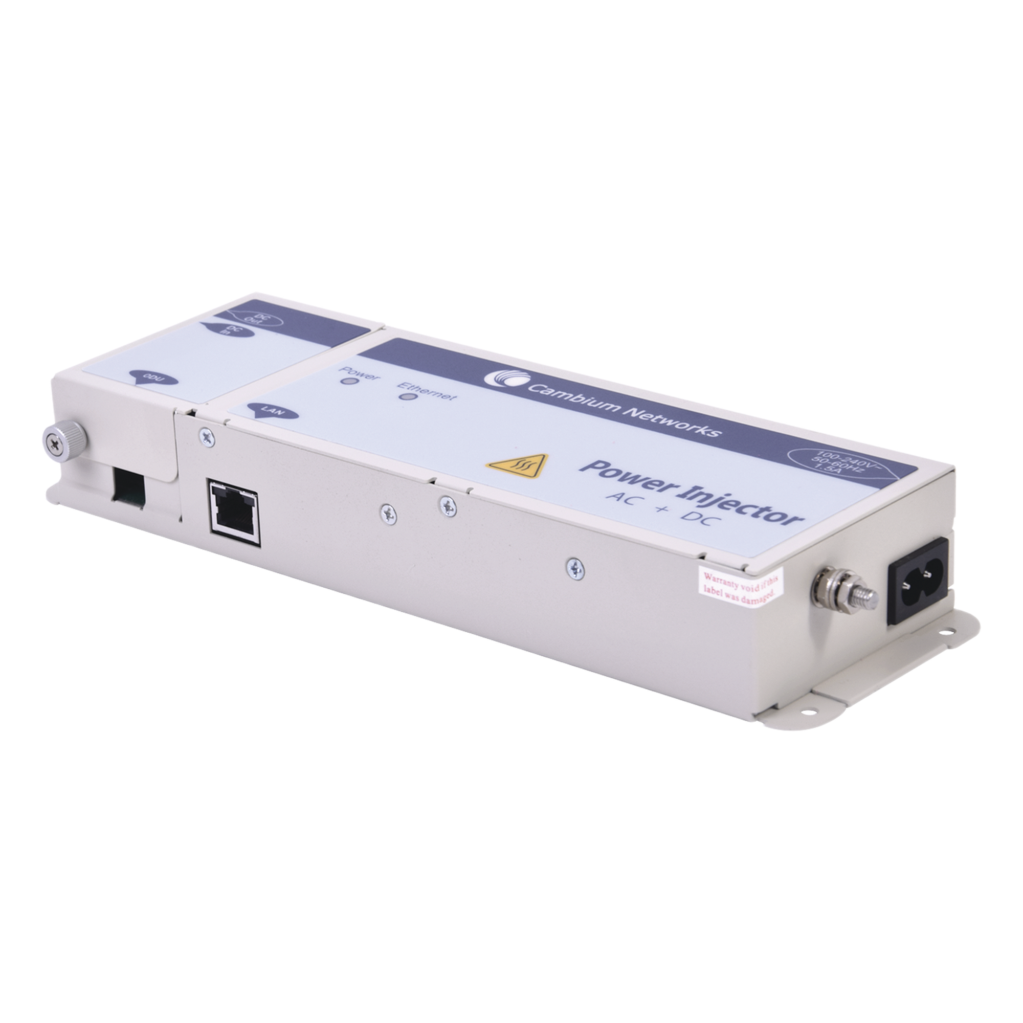 C000065L002D - Fuente de Poder Avanzada IDU para Corriente Alterna y/o Directa con Protector, Compatibilidad con Radios PTP300/400/500/600 — CAMBIUM NETWORKS · SKU CG52A