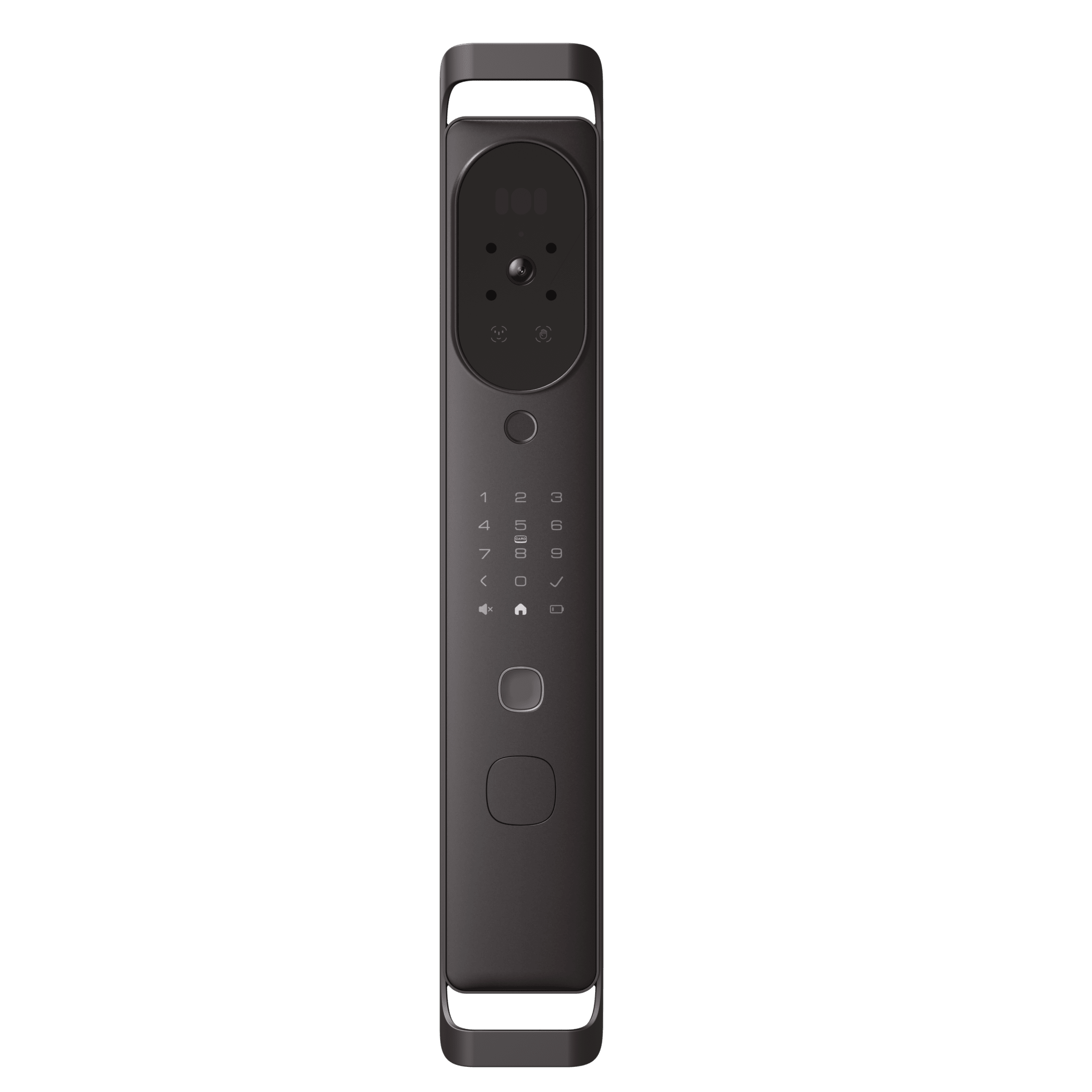 Cerradura Inteligente Multibiométrica / Reconocimiento Facial + Venas Palma + Huella Digital / Teclado Numérico + Tarjetas IC + NFC / Pantalla HD 4.5 Pulgadas / Wi-Fi 2.4 GHz / Doble Batería 6500 mAh / App Smart