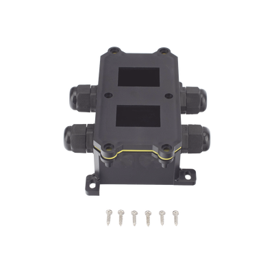 Caja de Plástico ABS/PA66 para Interruptores AccessPRO / Compatible con los Interruptores APB-0 Series / IP65 / 4 Puertos de Conexión