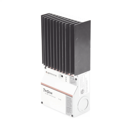 Controlador de Carga Solar TriStar PWM 45 A / 12V 24V 48V / Puerto RS-232 / Hasta 4 kW / Disipador de Calor / 7 Preajustes