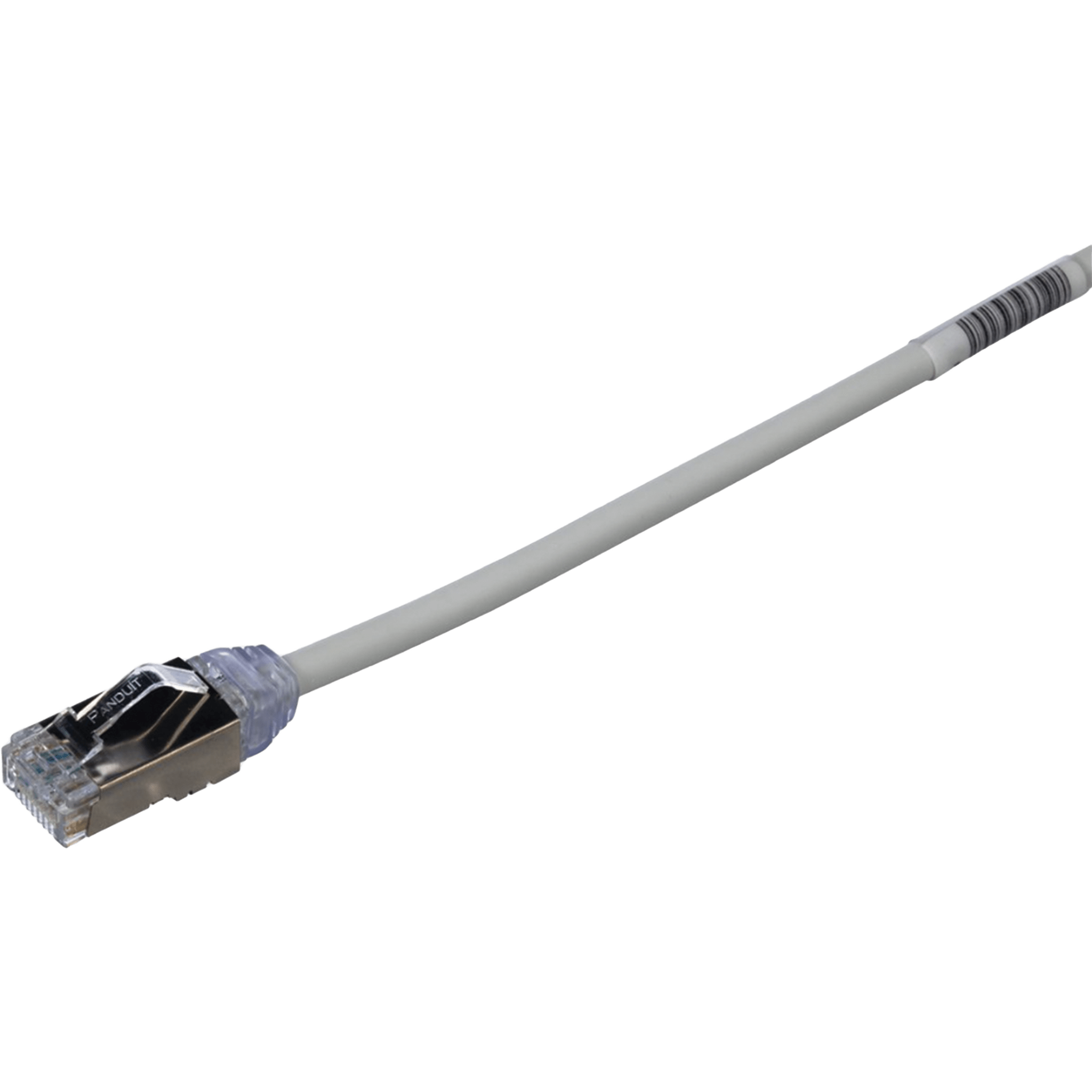 Patch Cord Cat6A / 28 AWG Diámetro Reducido / S/FTP Blindado / CM/LS0H / 1.5 m (4.92 ft) / Gris — PANDUIT · SKU STP28X1.5MIG