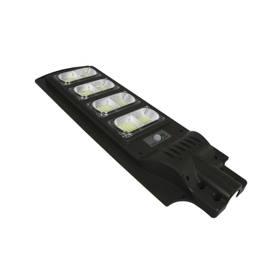 Luminaria con Panel Solar y Sensor de Movimiento de 160 W/ Luz fría 6 500 K/ Dimensiones 720 x 240 mm / Ángulo de Luz 120°.