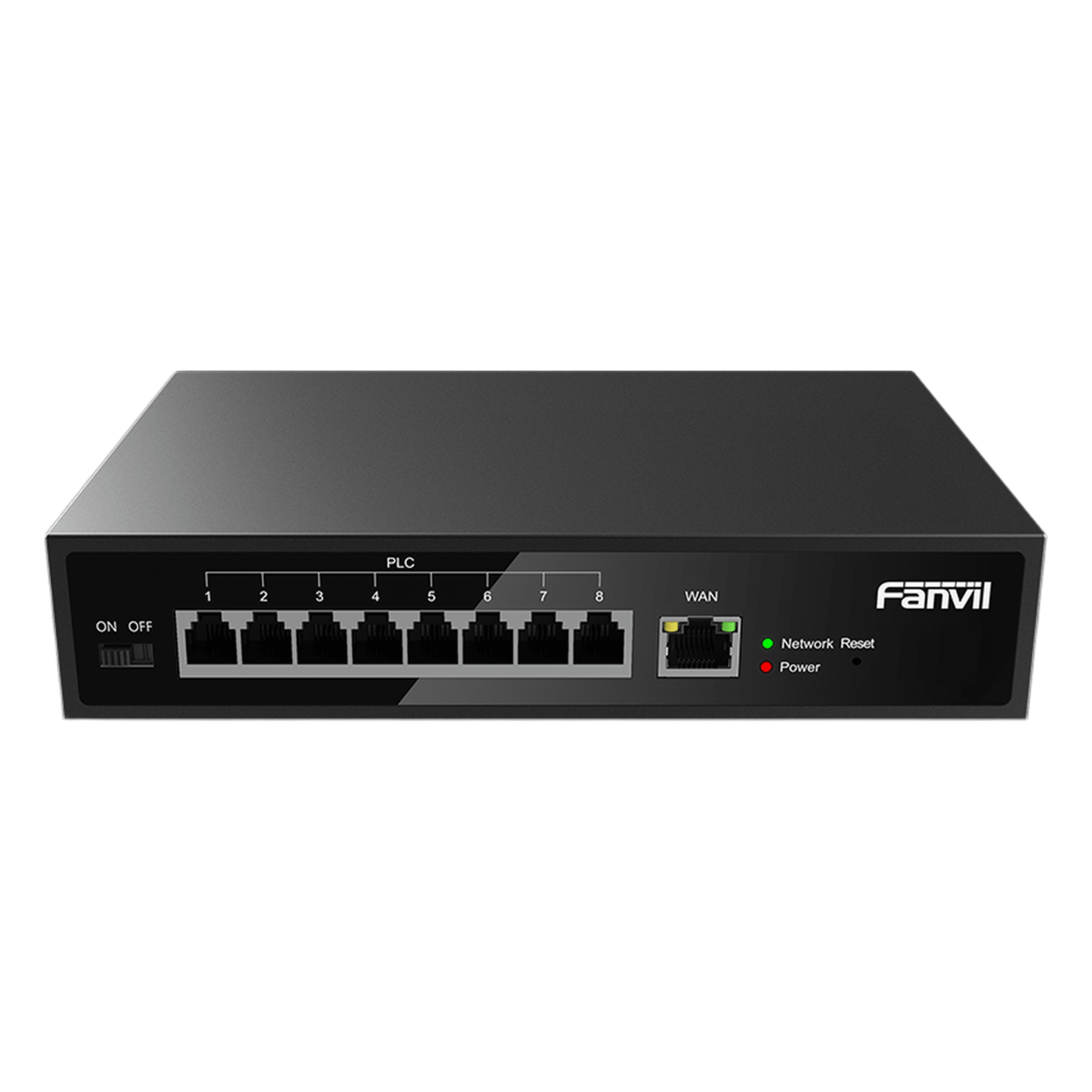 Switch PoE de 2 Hilos para telefonos Fanvil X303-2 , 8 puertos RJ11 — FANVIL · SKU PN8