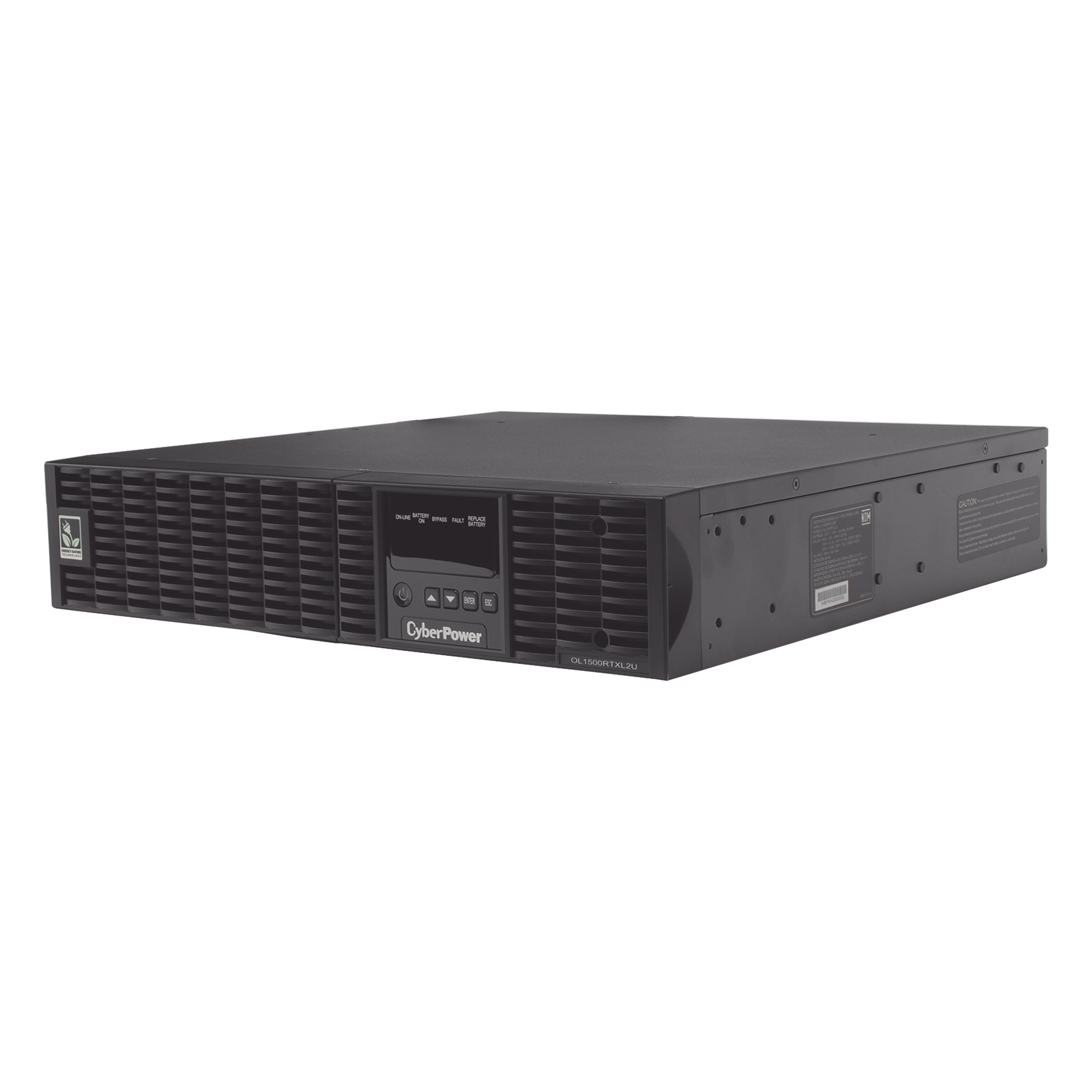 UPS de 1500 VA/1350 W, Online Doble Conversión, Entrada 120 Vca NEMA 5-15P, Onda Senoidal Pura, Rack o Torre de 2 UR, Con 8 Tomas NEMA 5-15R