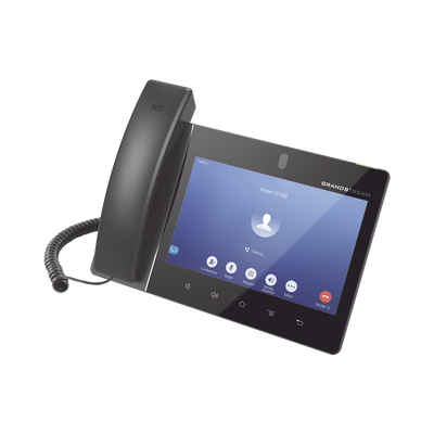 Video teléfono IP empresarial Android con pantalla táctil (1280x800) hasta 16 líneas y 16 cuentas SIP