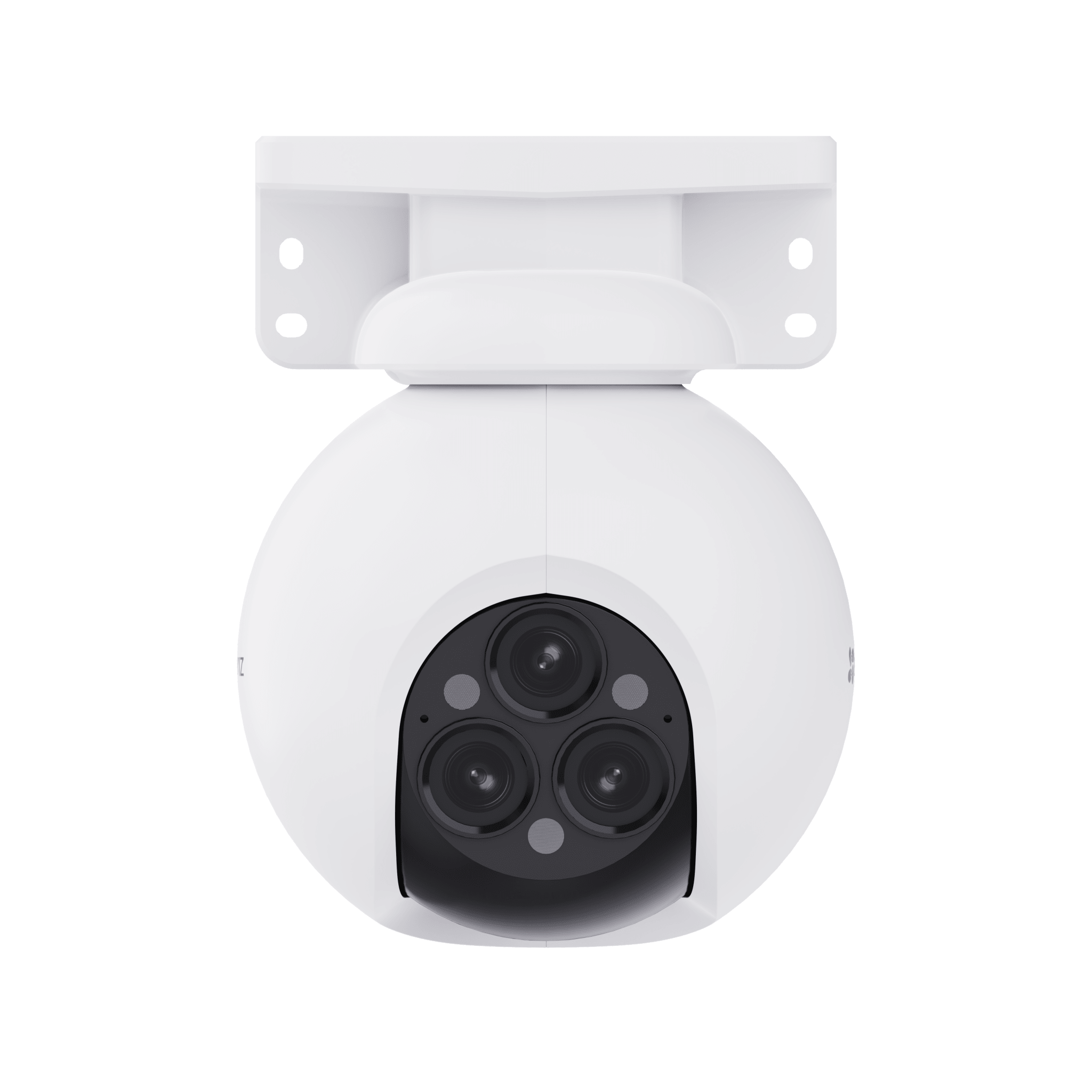 Cámara PT / Wi-Fi / Triple Lente / Panorámica 360° / Resolución 2k+ / Visión Nocturna a color / IA Detección de Humanos y Vehiculos / Alarma con Sirena y Luz / IP67