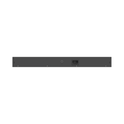 Switch PoE+ no Administrable, hasta 370 Watts Ideal para CCTV, 24 Puertos 10/100 PoE+, 2 Uplinks Gigabit (1 SFP COMBO)