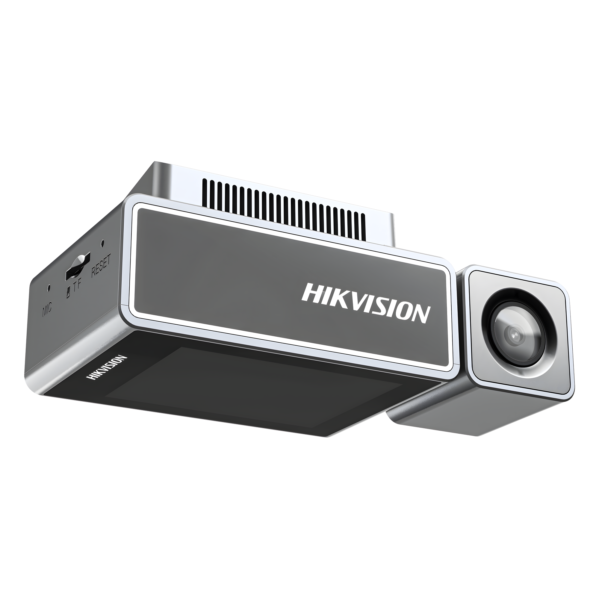Cámara de Tablero Dual 4K + 1080p / Gran Angular 136° / ADAS / WiFi / G-Sensor / Display 2.45" / Reconocimiento de Voz / Micro SD 256GB / USB Tipo-C — HIKVISION · SKU AE-DC8222-C8PRO(4K)(2CH)