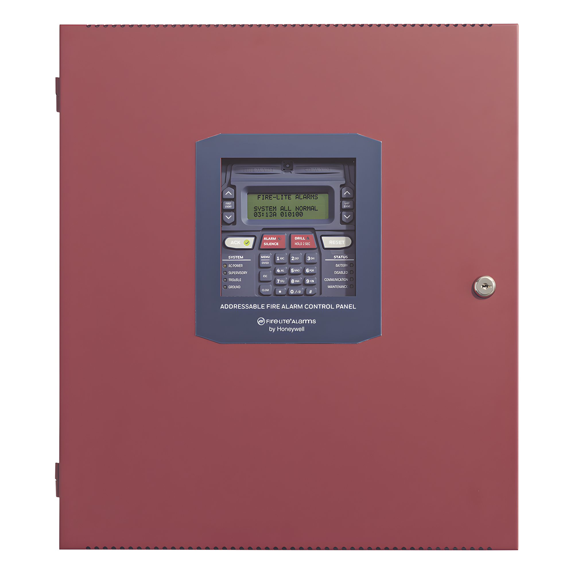 Panel direccionable de detección de incendio de un lazo SLC para hasta 198 puntos, con comunicador dual IPOTS-COM y 4 circuitos NAC — FIRE-LITE · SKU ES-200XI