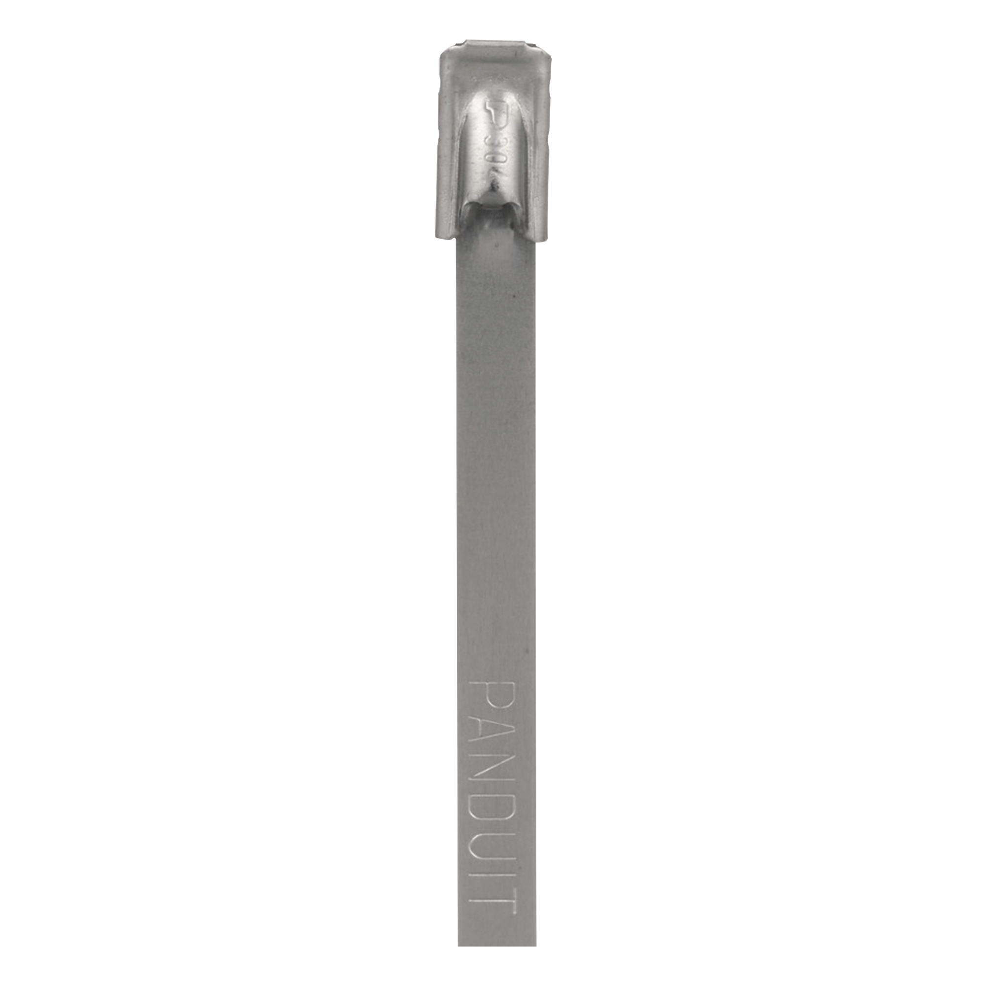 Cincho PanSteel de Acero Inoxidable Tipo 304, 362mm largo x 4.6mm ancho, Color Metálico, Paquete de 100pz — PANDUIT · SKU MLT4S-CP