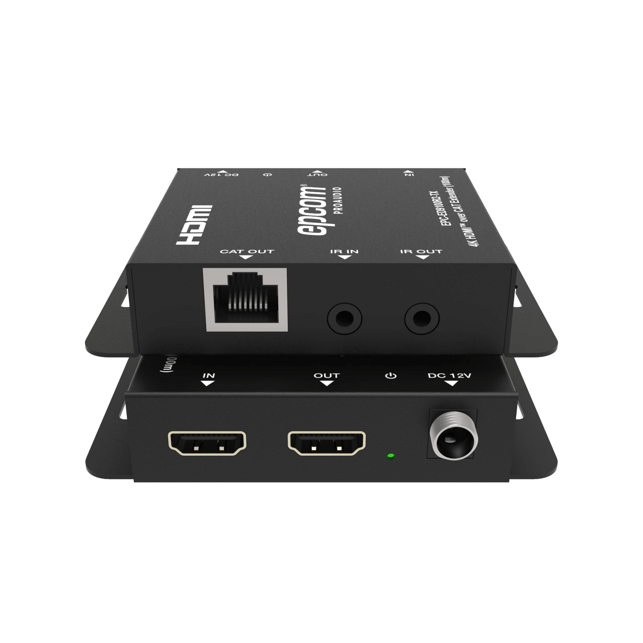 Kit Extensor HDMI | 4K30 hasta 100m | Cat6 | Transmisión sin Compresión | Soporta PoC Bidireccional | EDID y Audio 5.1CH
