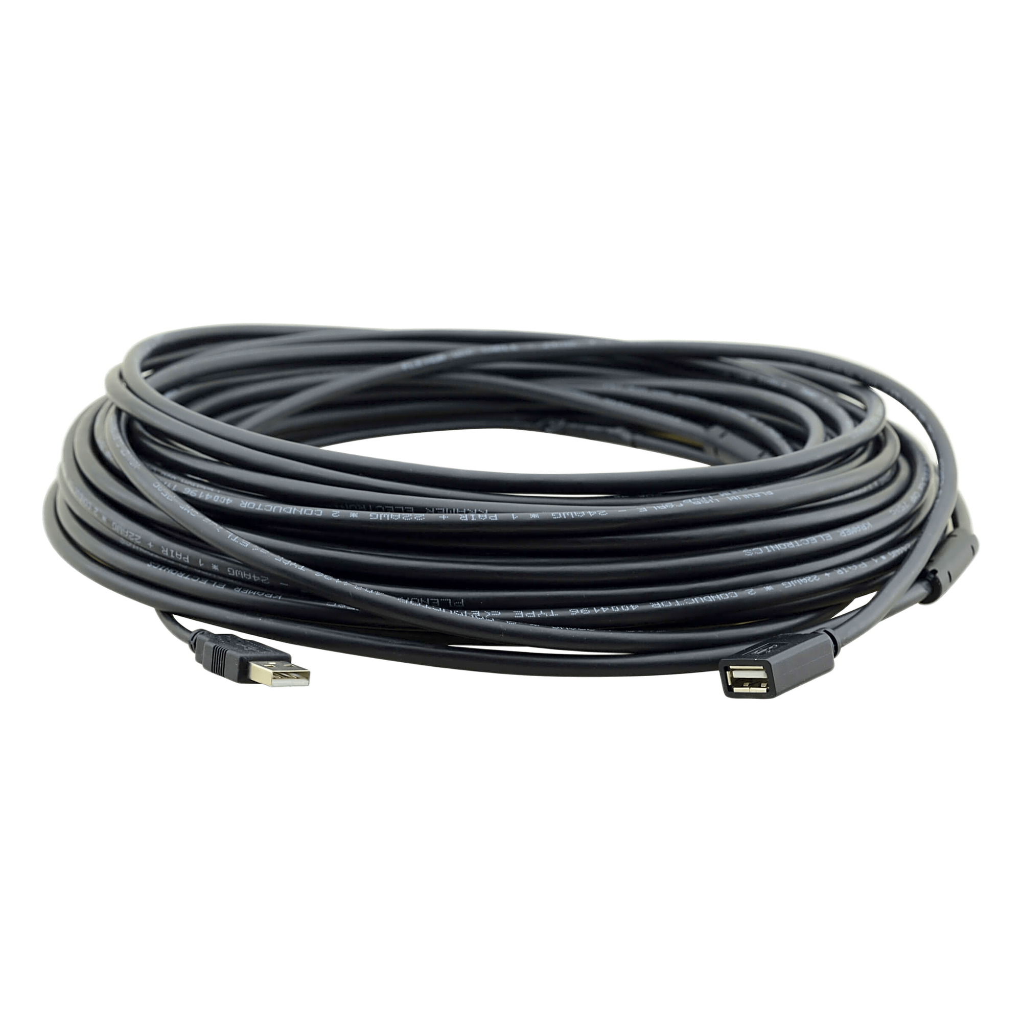 Cable Extensor Activo USB 15.20 mts | USB 2.0 Alta Velocidad 480 Mbps | Alimentación por Bus | Sin Drivers | Hubs Integrados 1-2 Tiers — KRAMER · SKU CA-UAM/UAF-50