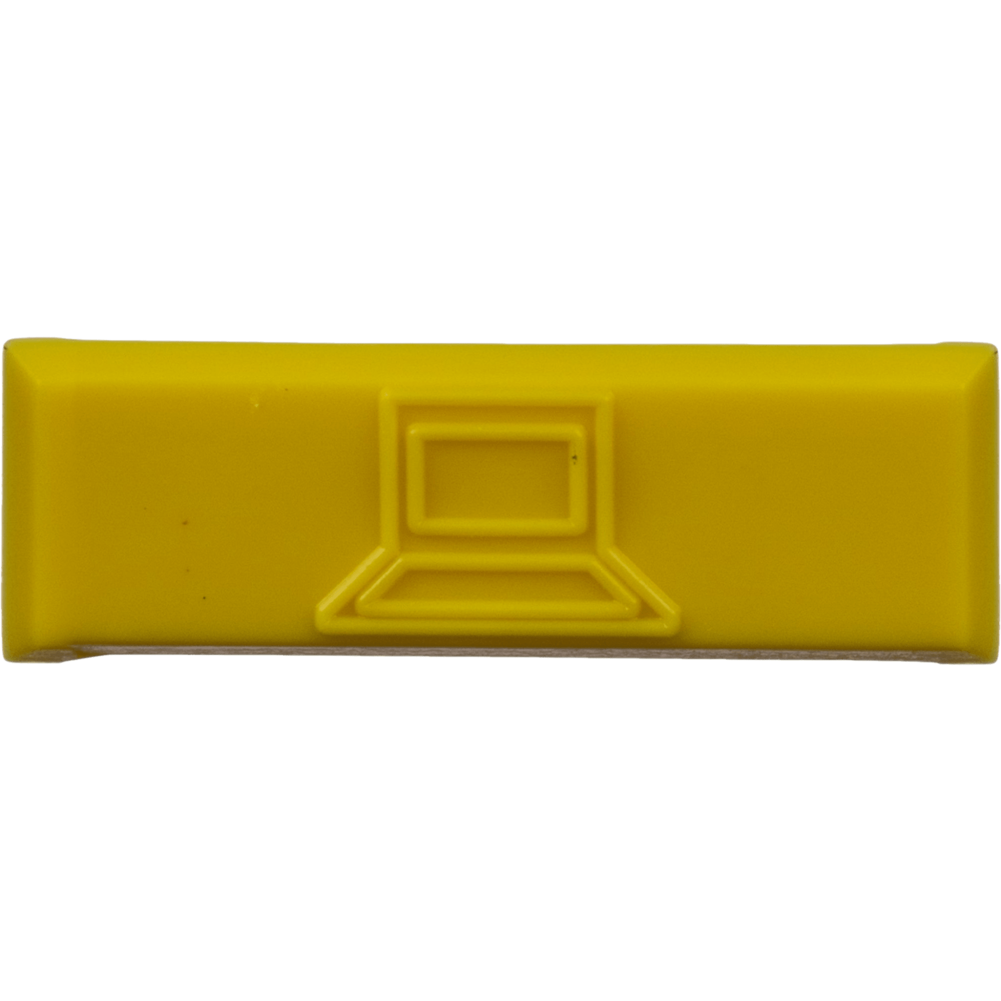 Paquete de 100 Iconos de Datos de Instalación a Presión, Para Jacks Mini-Com de Panduit, De Plástico, Color Amarillo