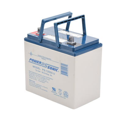 Batería 12V, 55AH, Para Respaldo, Tecnologías AGM/VRLA, 5 Años Vida Útil, Terminales U, Reconocida UL