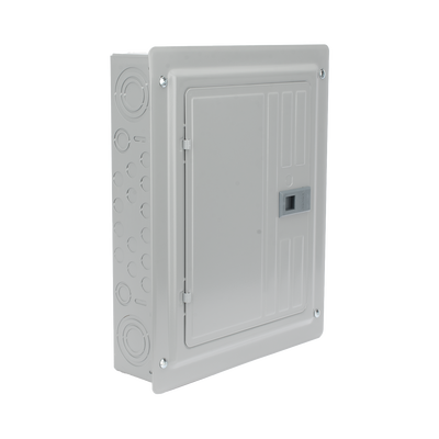 Centro de carga monofásico 1 Fase, 3 Hilos para interruptores QP, de 12 polos - 24 circuitos, 120/240vca, Barras de aluminio 125 Amp, Nema 1, uso interior. Incluye tapa.