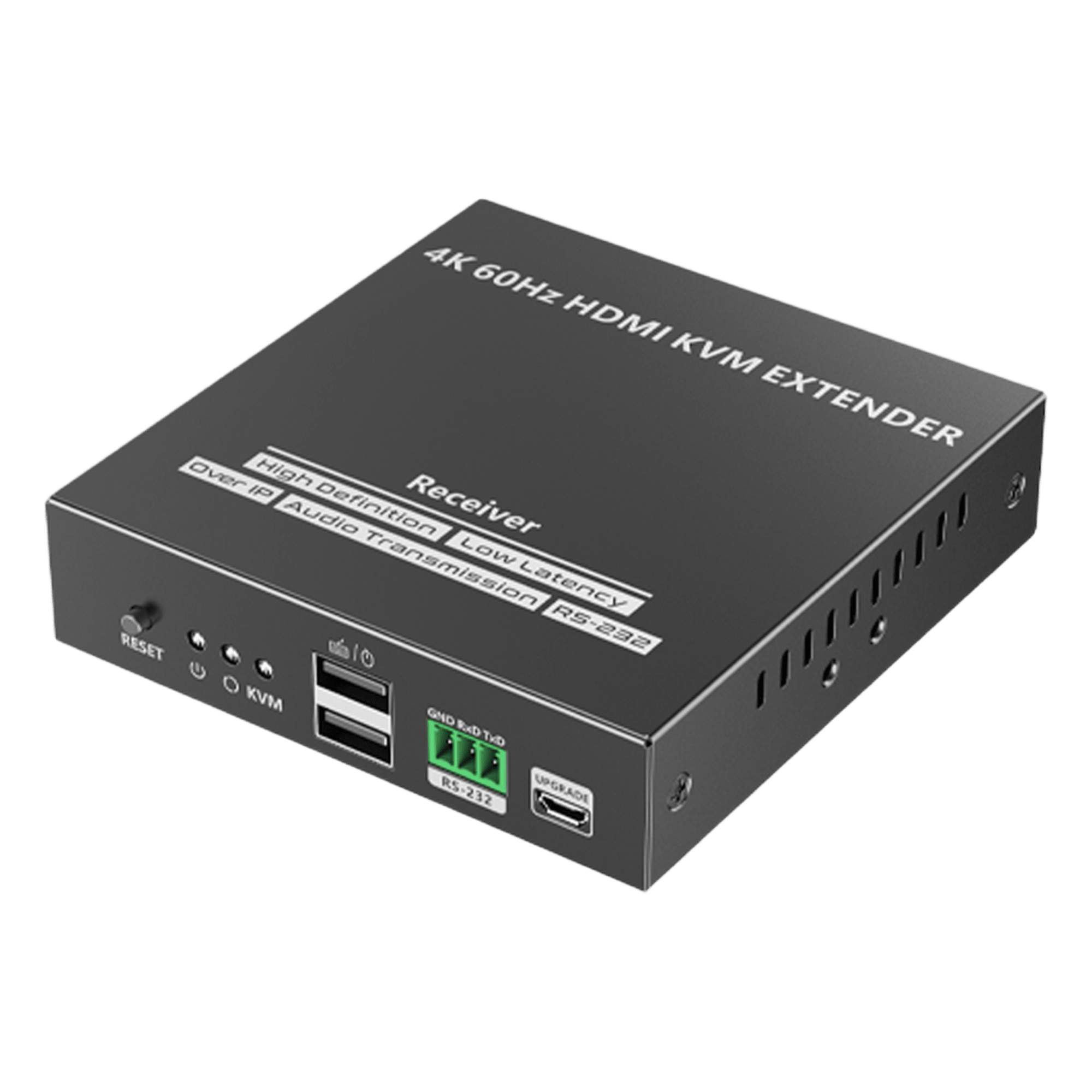 Receptor Compatible para Kit TT582-KVM |4K @60Hz | Cat 6, 6a y 7 | hasta 150 metros | Transmite el Video y Controla tu DVR vía USB a distancia — EPCOM TITANIUM · SKU TT582KVM-RX