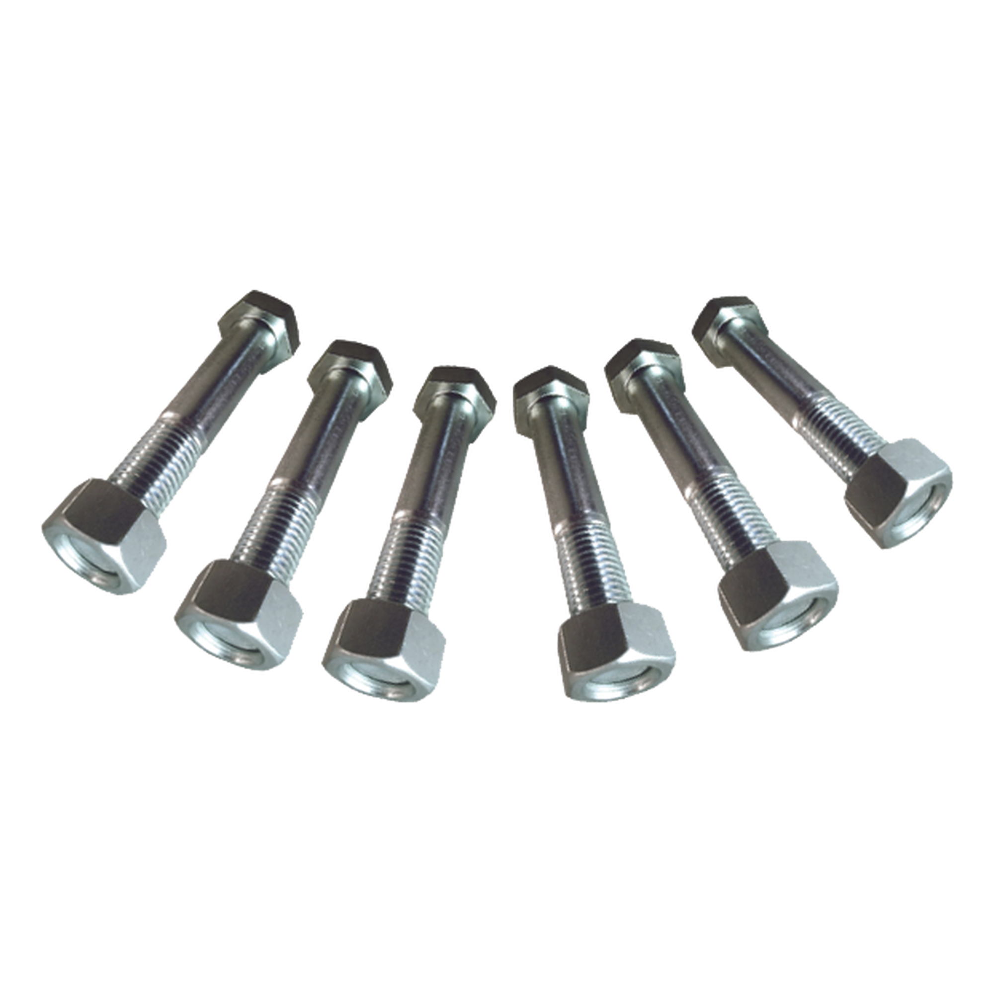 Juego de 6 Tornillos y tuercas de acero inoxidable de 3/4” x 2 1/2. — SYSCOM TOWERS · SKU SJ-TR