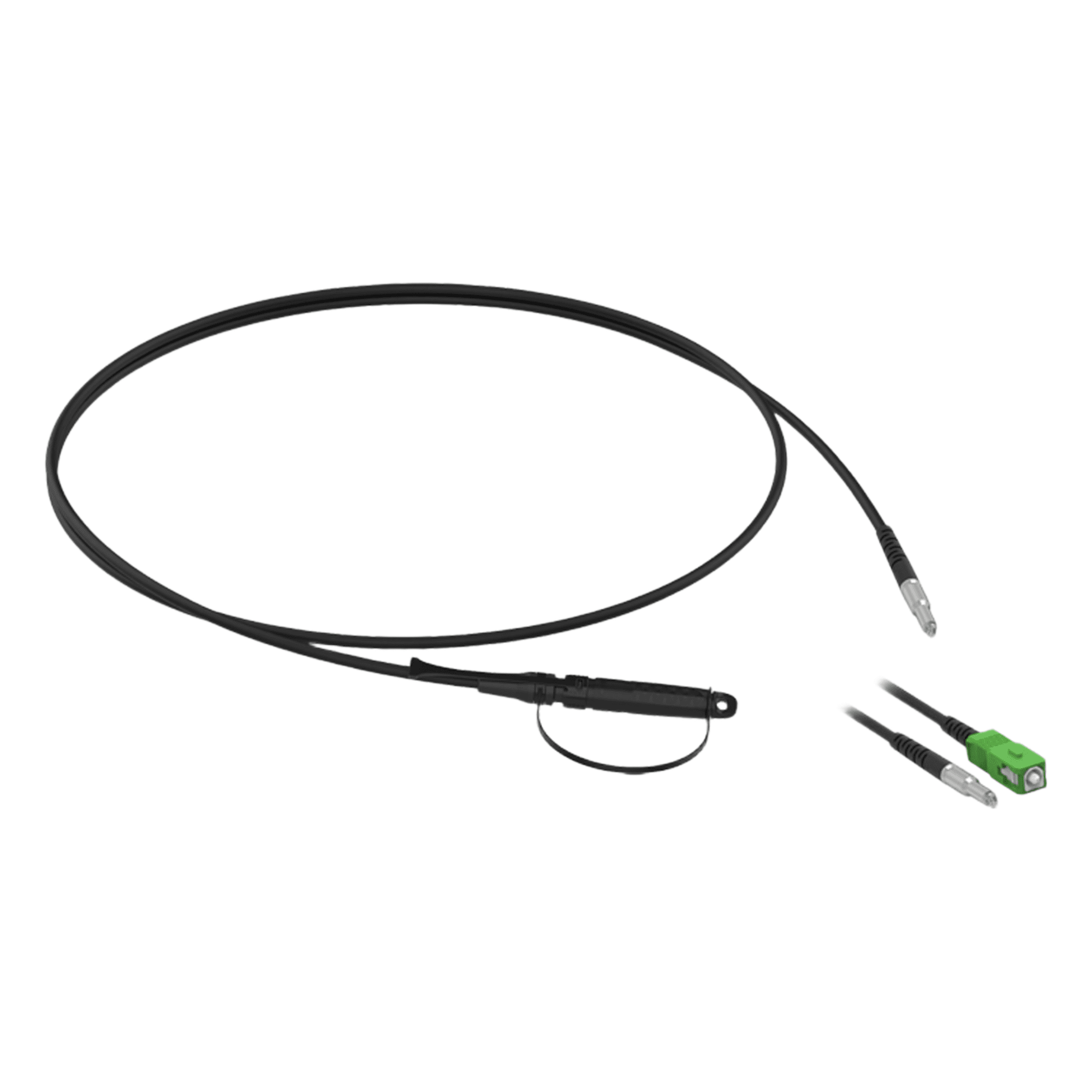 Cable Drop Preconectorizado EASYCONN® SC/APC (100 m) / Redondo, G657.B3 — FIBERHOME · SKU FITODC-MH1A-HSA1-100