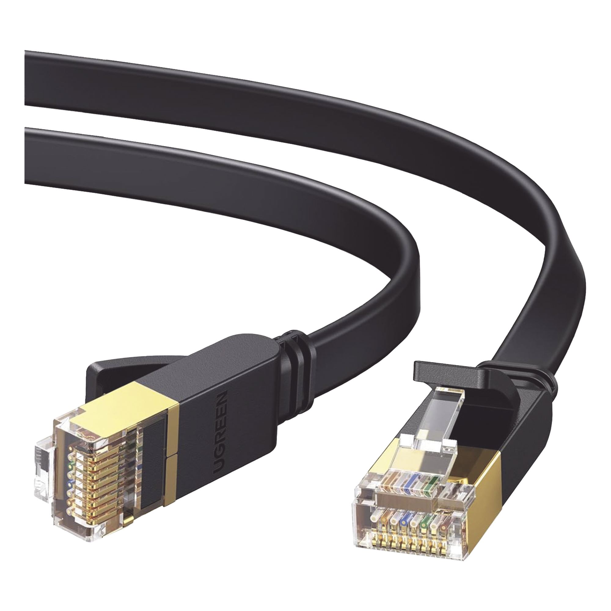 Cable Ethernet Plano Cat7 U/FTP 10 Gigabit 600MHz 2 Metros (6.56 Pies) — UGREEN · SKU 11261