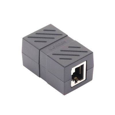 Acoplador (Extensor de Cable Ethernet RJ45 a RJ45) | 1000Mbps | Compatibilidad con Cat7 Cat6A Cat6 Cat5e | Compatible con POE | Ignífugo | ABS