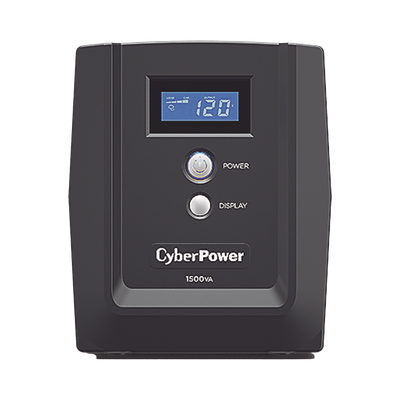 UPS de 1500 VA/900 W, Topología Línea Interactiva, Entrada 120 Vca NEMA 5-15P, y 8 Salidas NEMA 5-15R, Con Regulador de Voltaje (AVR)