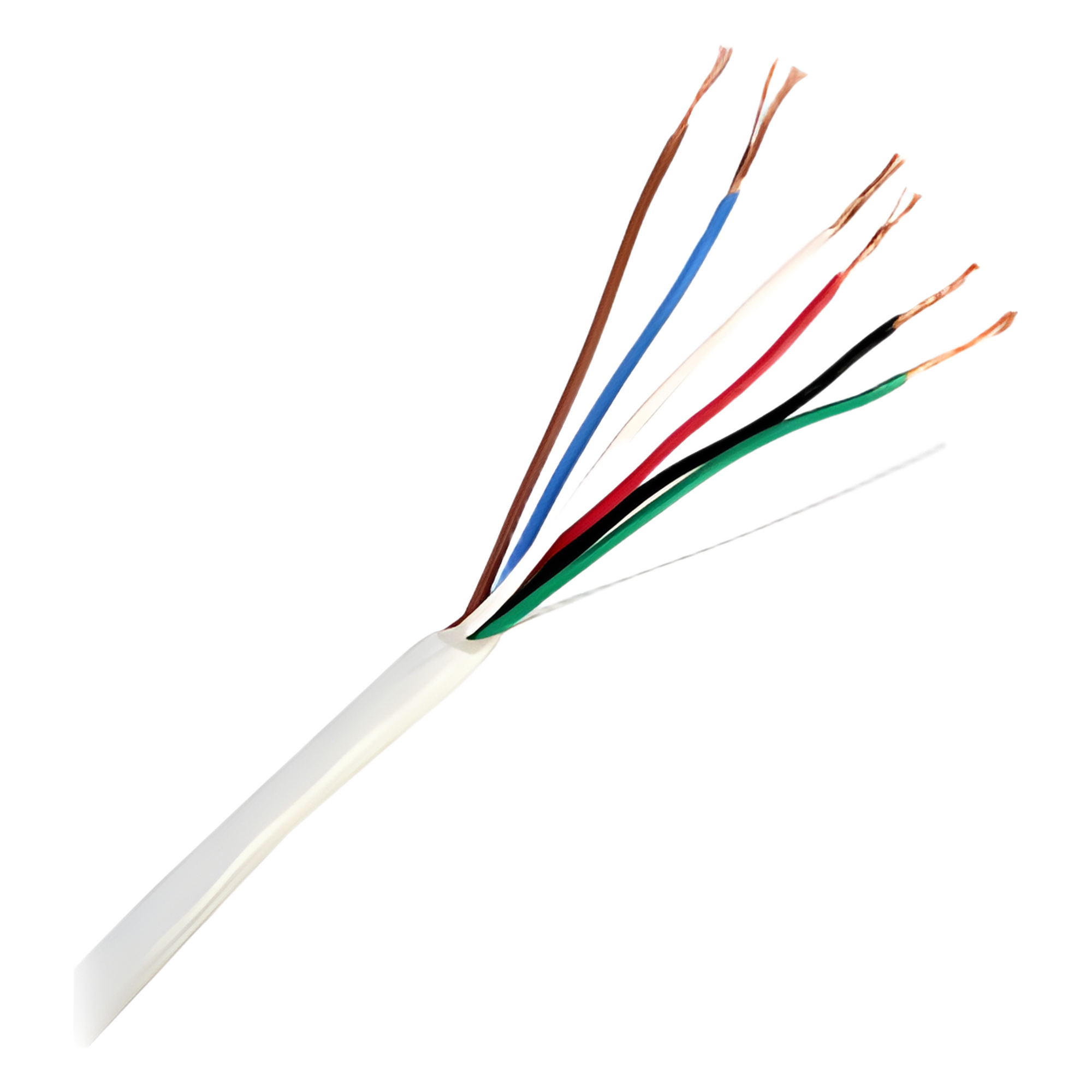 Bobina de 305 Metros (1000 Pies) / 6 x 22 AWG / Cable de Cobre / Tipo CMR / Para Interior / Para Aplicaciones de Control de Accesos / Alarmas de Intrusión / Automatización / Interfonos y TV Porteros — VIAKON · SKU 92-96