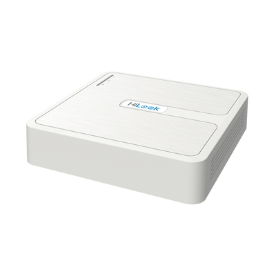 DVR 8 Canales TurboHD + 2 Canales IP / 2 Megapíxel (1080p) Lite / Acusense Lite (Evita Falsas Alarmas) / Audio Bidireccional y Coaxitron / 1 Bahía de Disco Duro / H.265+ / Salida de Vídeo Full HD — HiLook by HIKVISION · SKU DVR-108G-M1/T