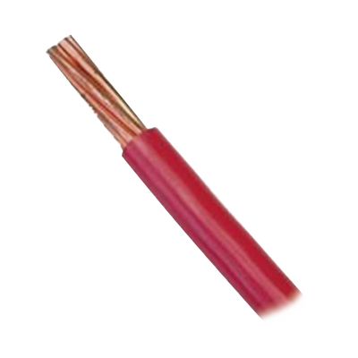 Cable 10 AWG Color Rojo, Conductor de Cobre Suave Cableado. Aislamiento de PVC, Auto Extinguible. (Venta por Metro)