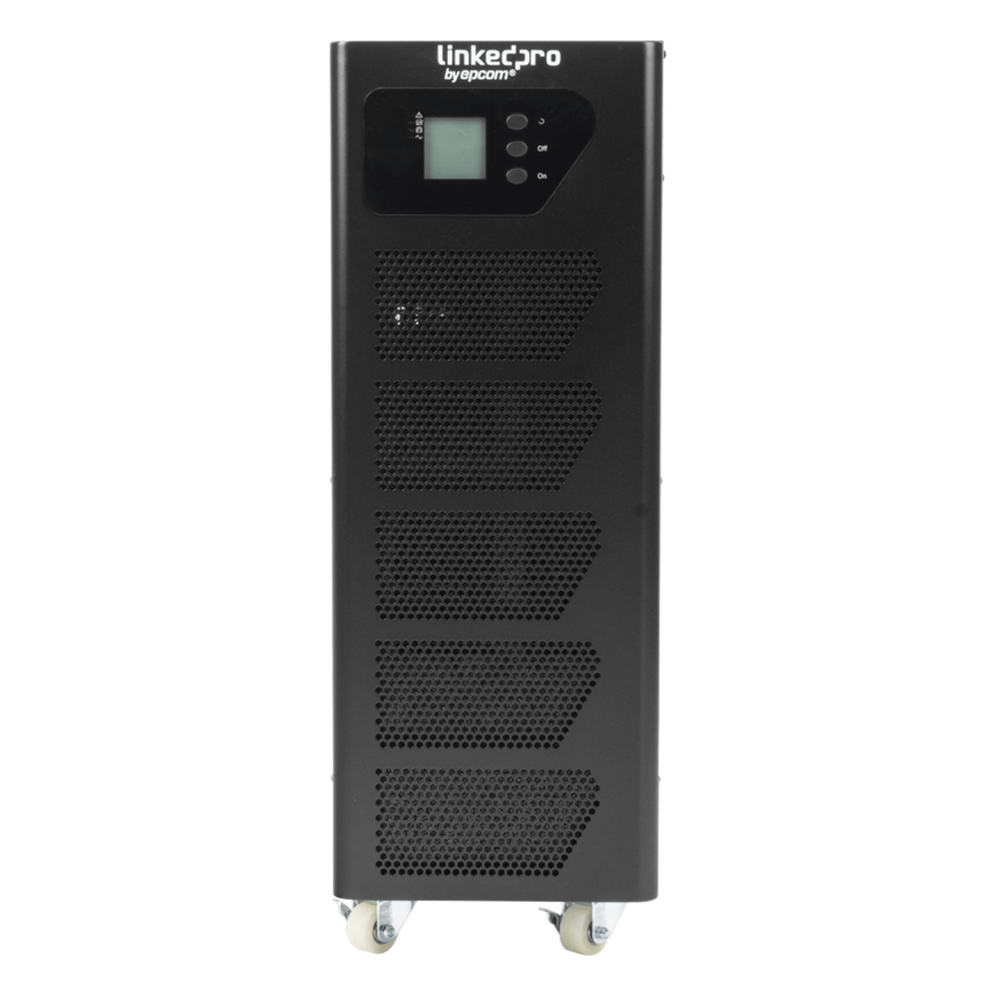 UPS de 6000 VA, Online Doble Conversión, 200 - 240 Vac de Entrada, Fase Dividida 120V/120V + N, sin Baterías con Kit de Cables de Conexión de Baterías — LINKEDPRO BY EPCOM · SKU LP6KSPT