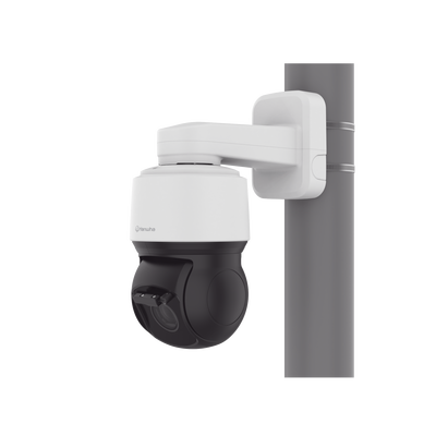 Cámara PTZ IP 2MP con inteligencia Artificial / antivandálica / 40x Zoom Óptico / IR 200m / Exterior IP66 / IK10 / NEMA4X / Auto tracking / H.265 & WiseStream / Wiper incluido / NTCIP