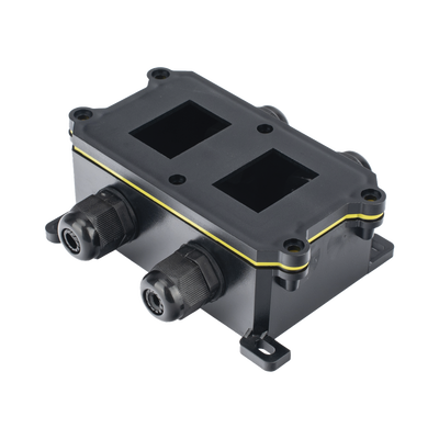 Caja de Plástico ABS/PA66 para Interruptores AccessPRO / Compatible con los Interruptores APB-0 Series / IP65 / 4 Puertos de Conexión