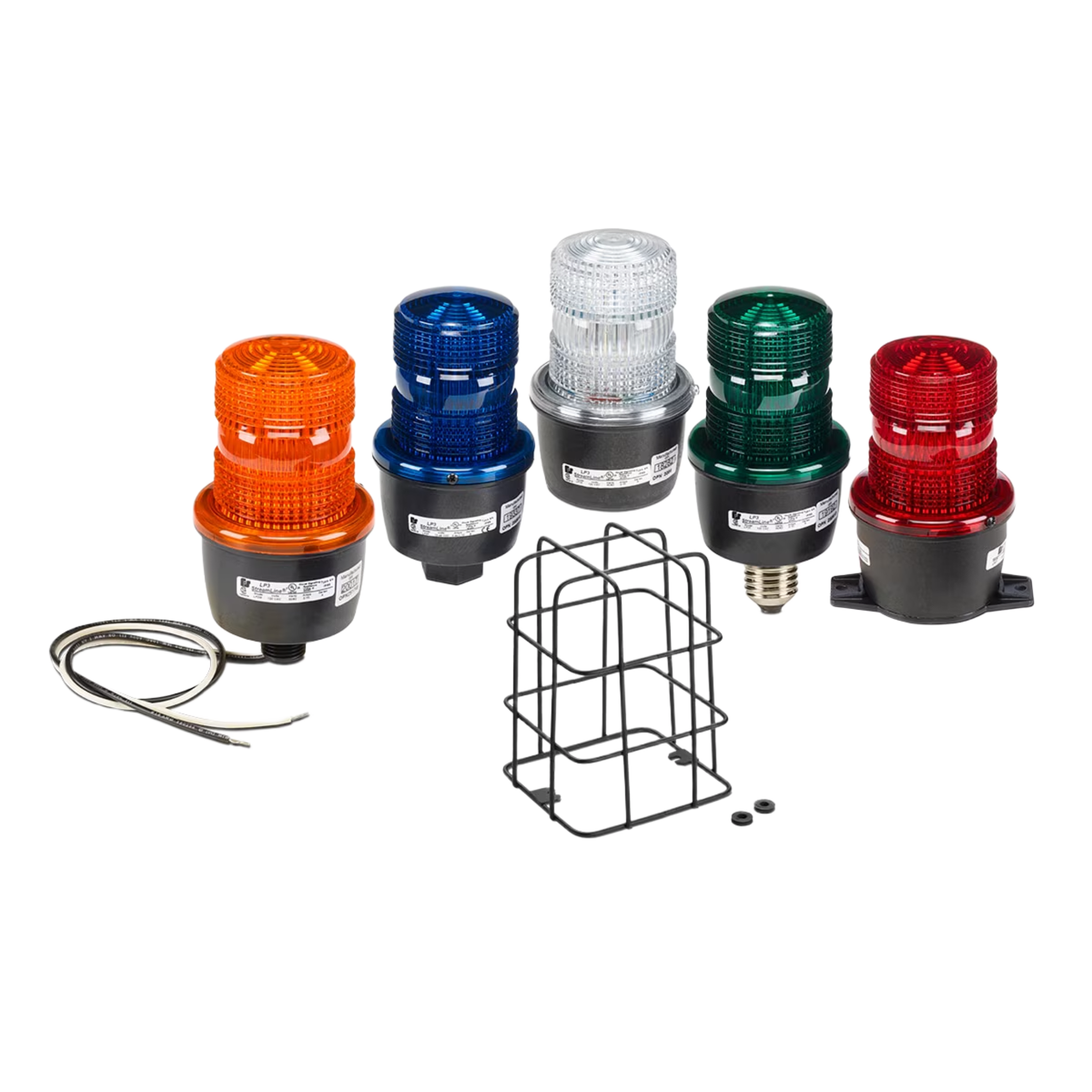 Luz de advertencia LED serie Streamline, 120 Vca, montaje tipo T, ámbar